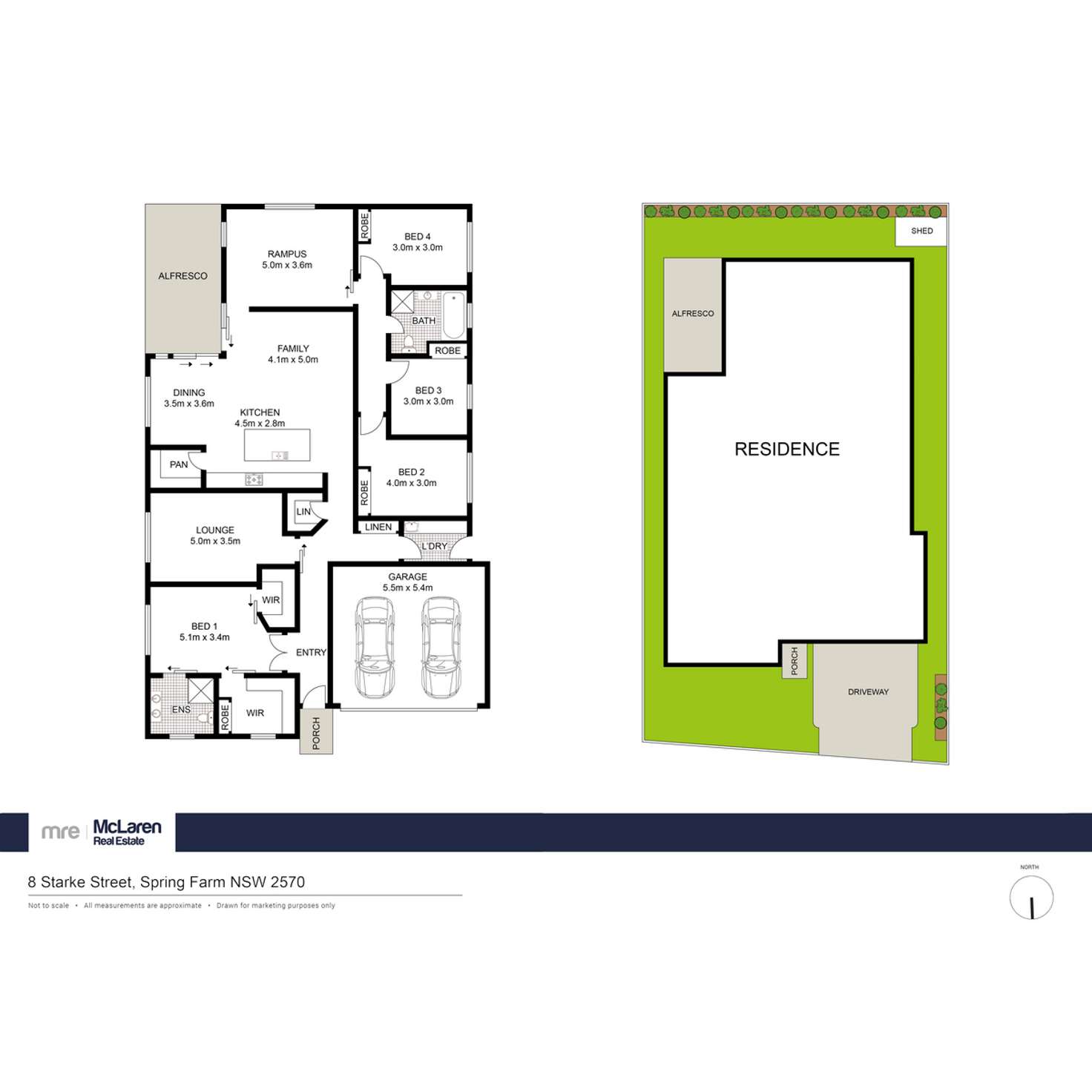 Floorplan of Homely house listing, 8 Starke Street, Spring Farm NSW 2570