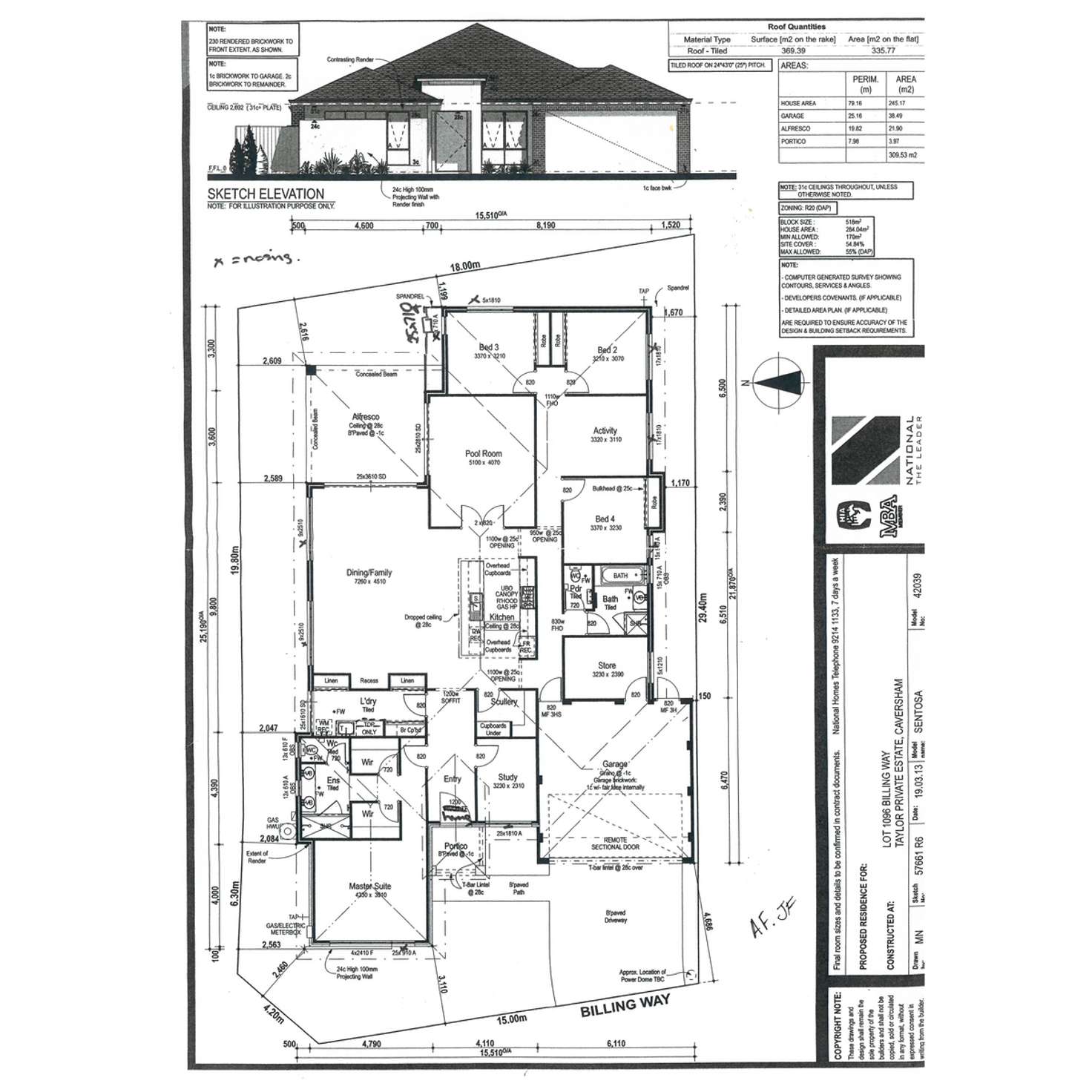 Floorplan of Homely house listing, 12 Billing Way, Caversham WA 6055