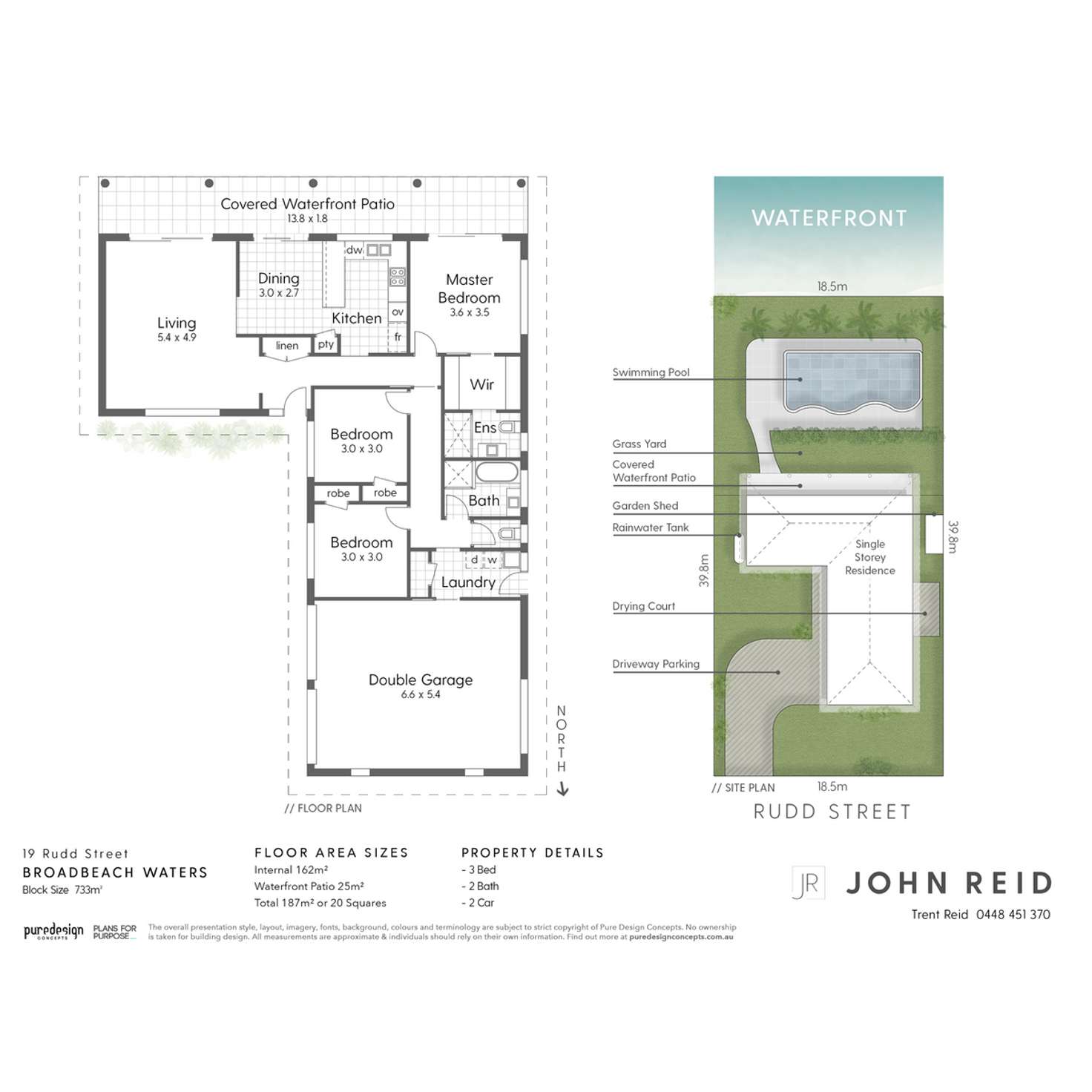 Floorplan of Homely house listing, 19 Rudd Street, Broadbeach Waters QLD 4218