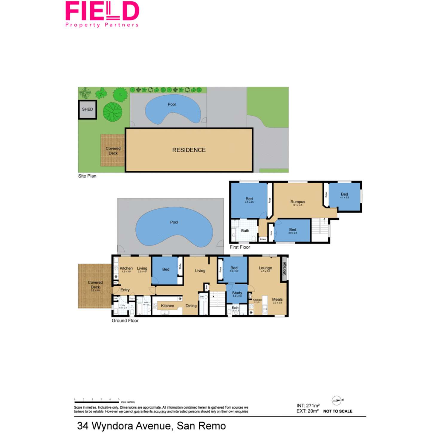 Floorplan of Homely house listing, 34 Wyndora Avenue, San Remo NSW 2262