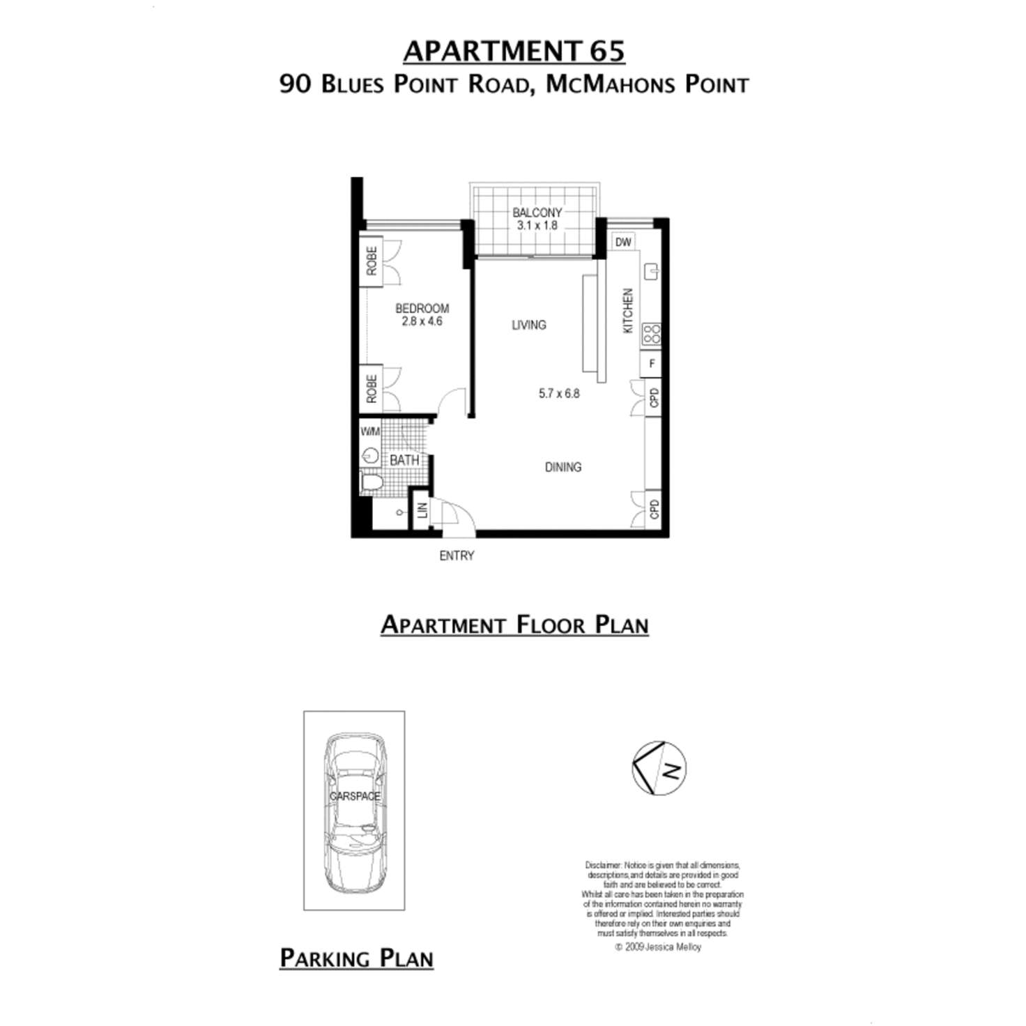 Floorplan of Homely apartment listing, 65/90 Blues Point Road, Mcmahons Point NSW 2060