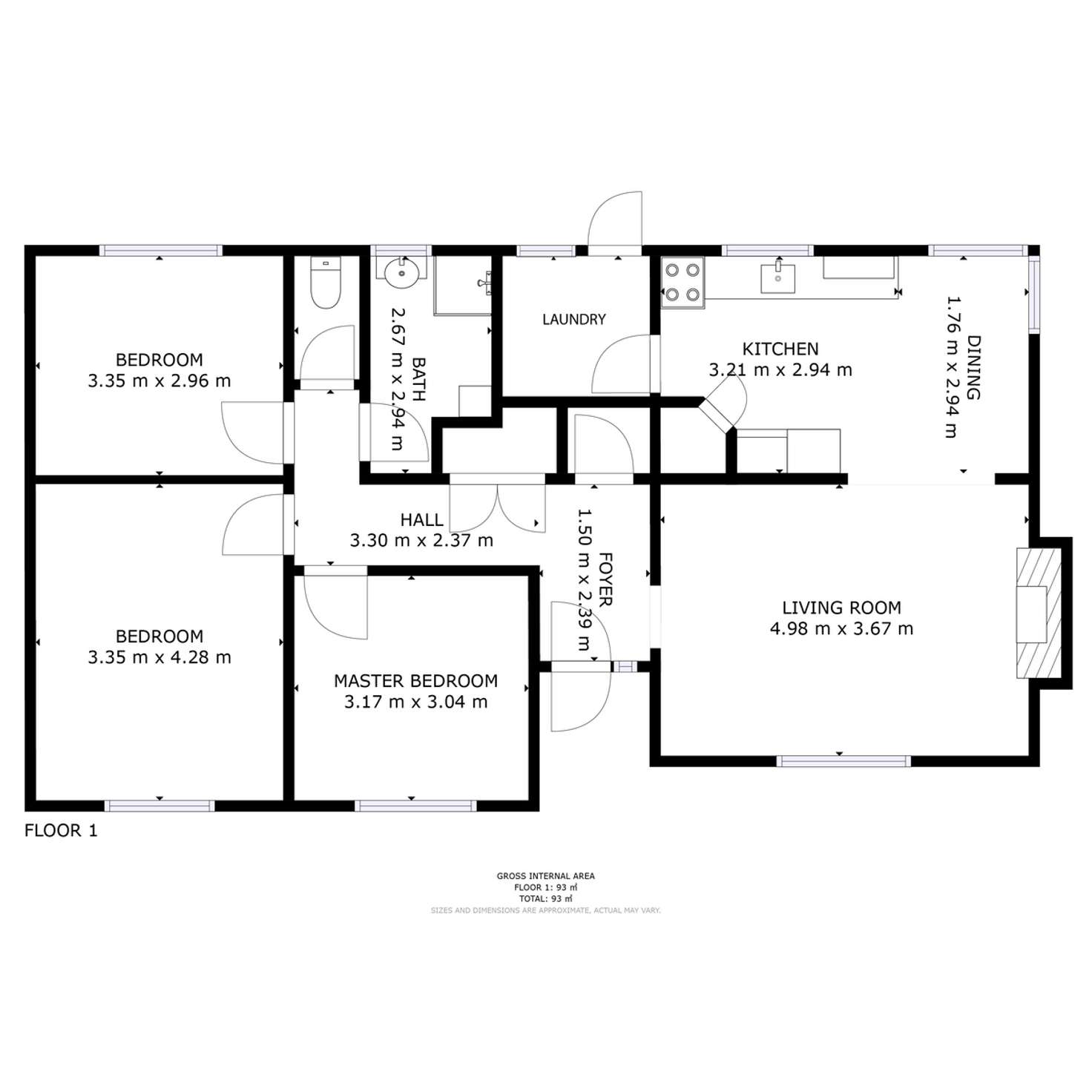 Floorplan of Homely house listing, 42 Finlay Street, Bridgewater TAS 7030