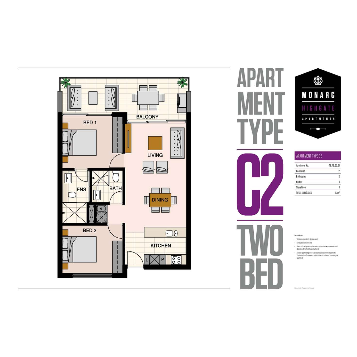 Floorplan of Homely apartment listing, 48/103 Harold Street, Highgate WA 6003