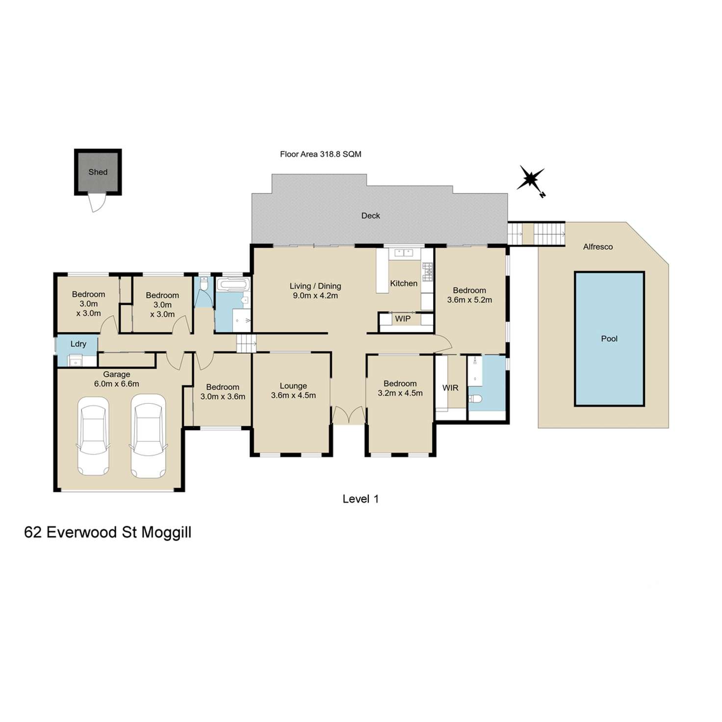 Floorplan of Homely house listing, 62 Everwood Street, Moggill QLD 4070