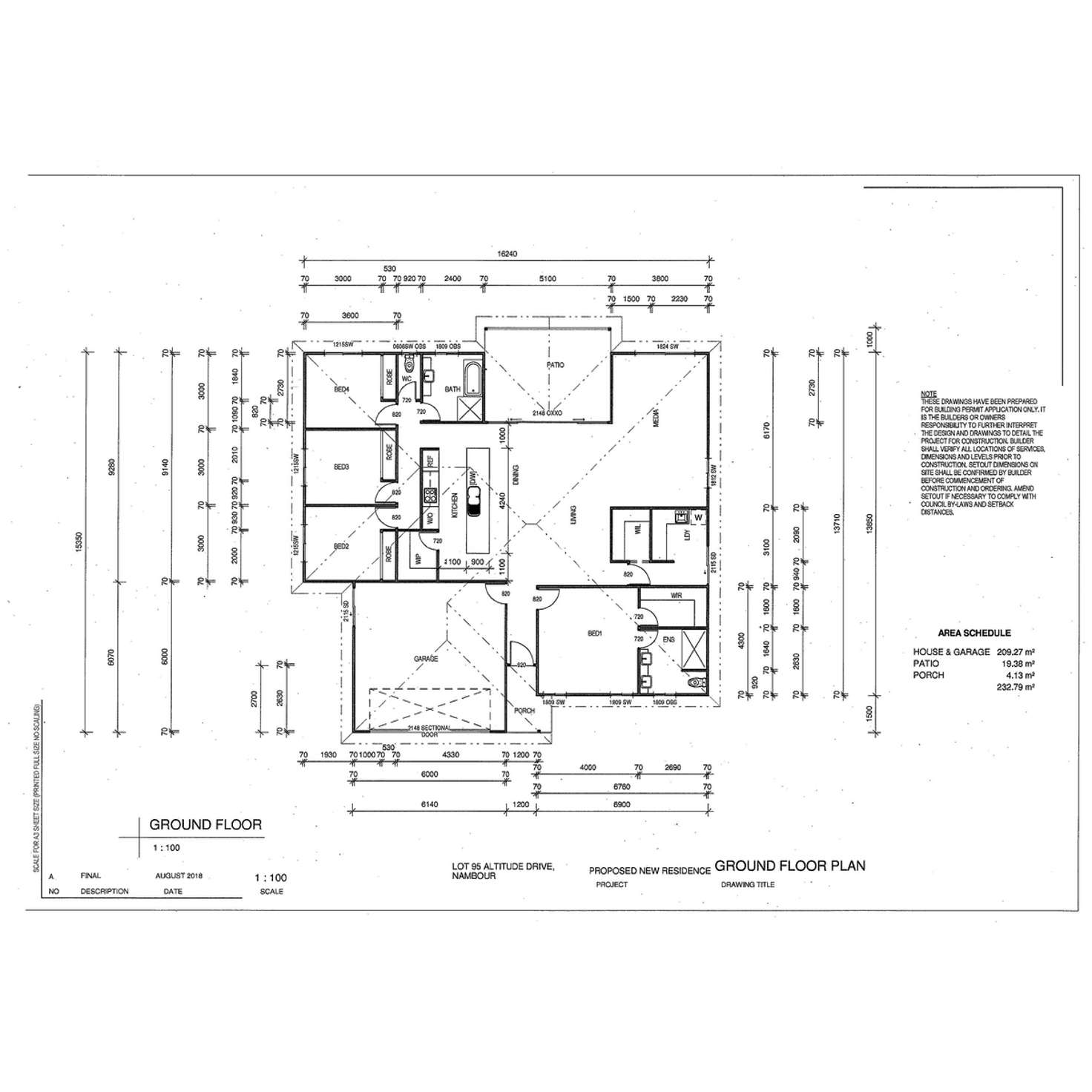 Floorplan of Homely house listing, 43 Altitude Drive, Burnside QLD 4560