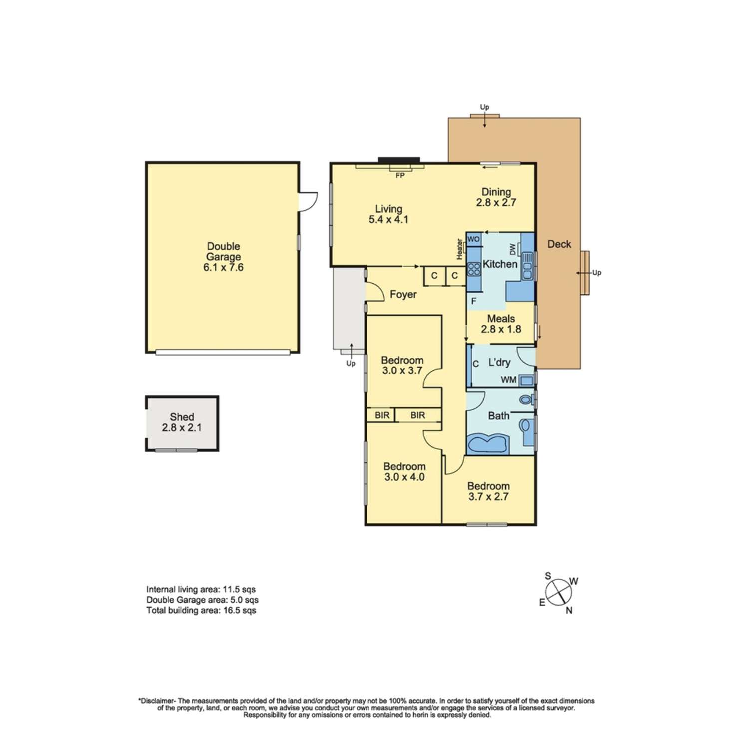 Floorplan of Homely house listing, 18 Sunningdale Avenue, Mornington VIC 3931