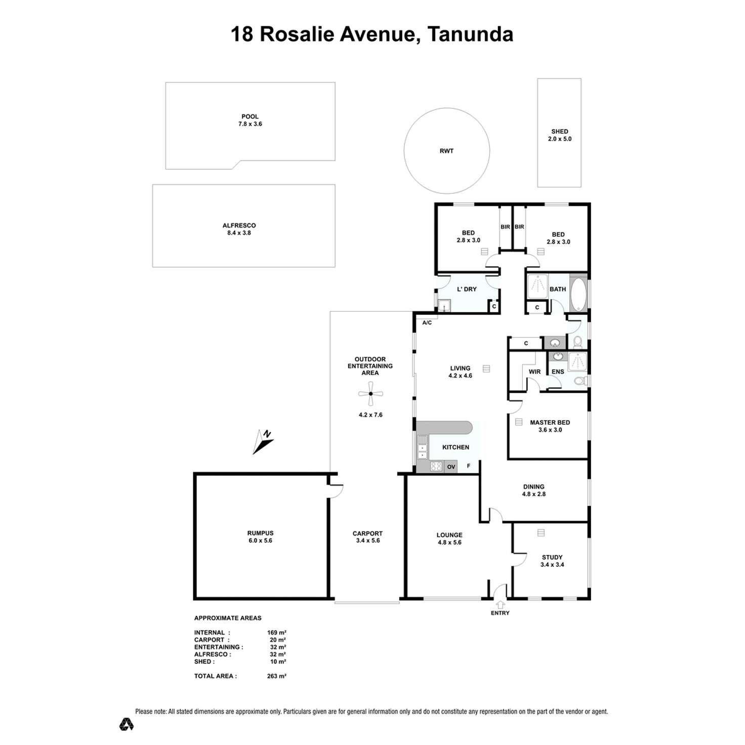 Floorplan of Homely house listing, 18 Rosalie Avenue, Tanunda SA 5352