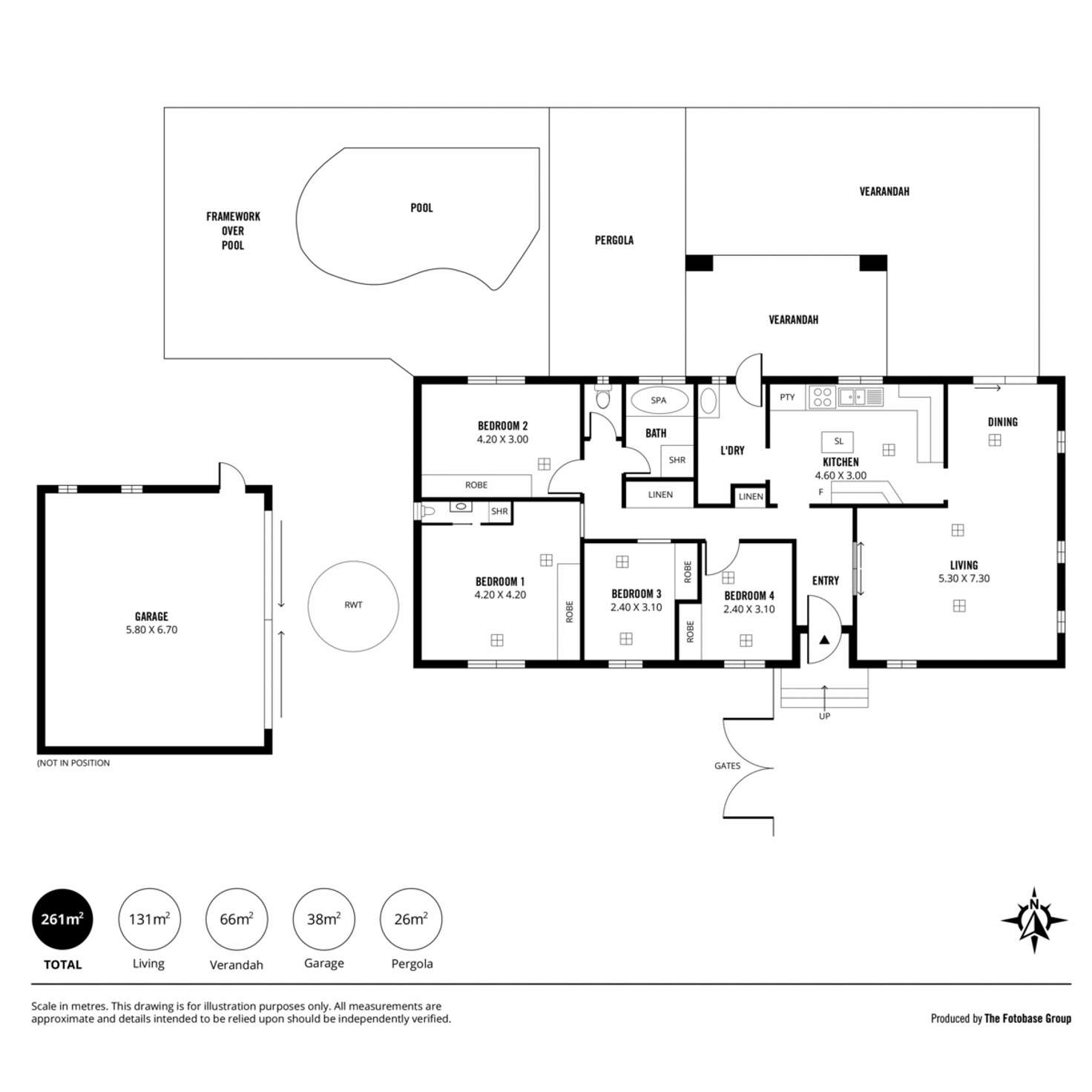 Floorplan of Homely house listing, 7 Roy Terrace, Christies Beach SA 5165