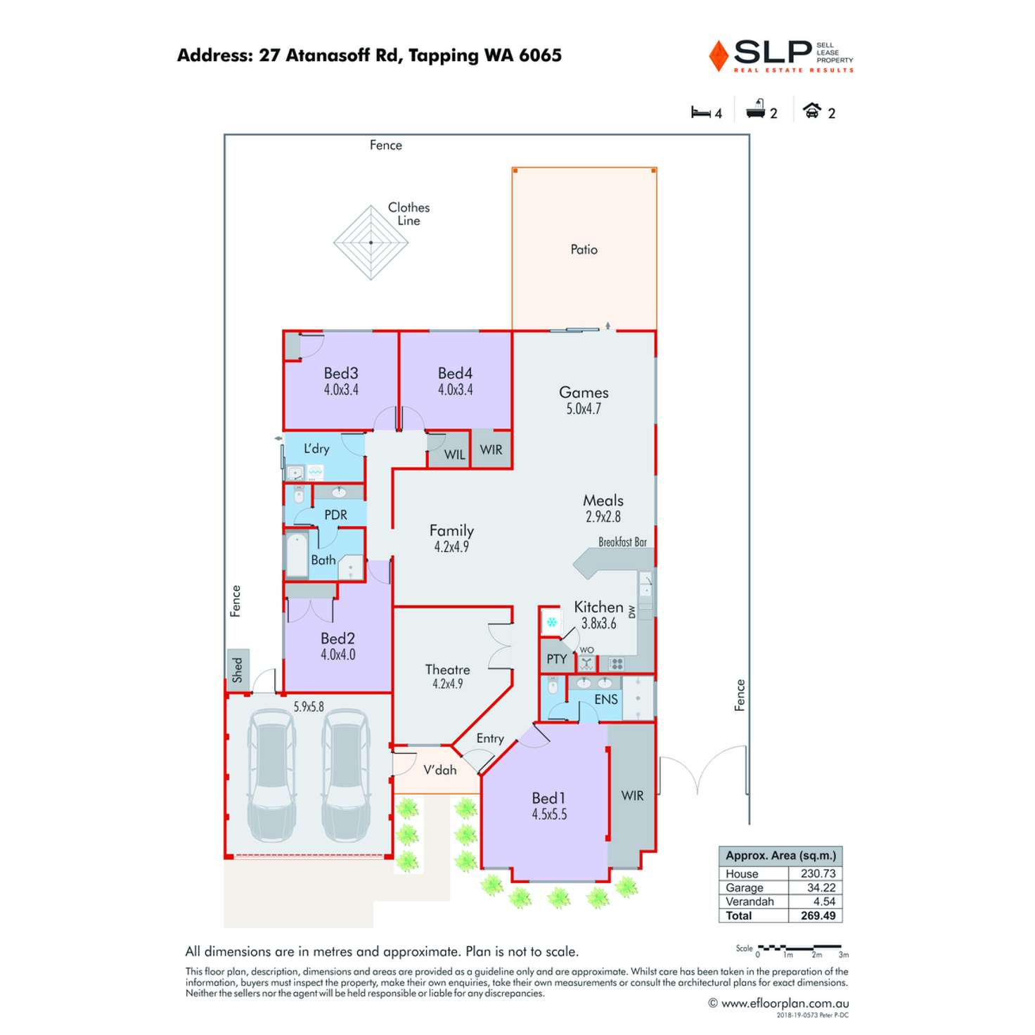 Floorplan of Homely house listing, 27 Atanasoff Road, Tapping WA 6065