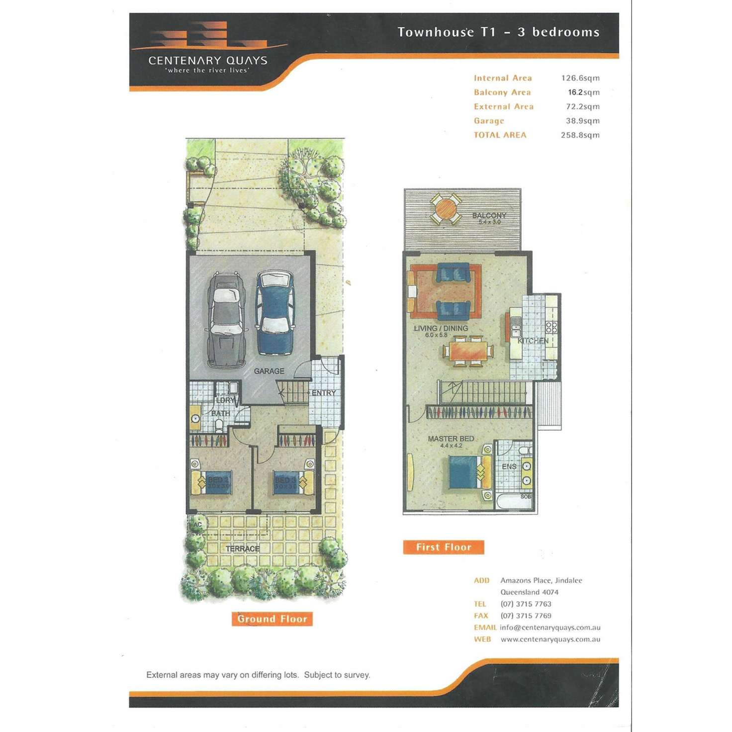 Floorplan of Homely townhouse listing, 62/28 Amazons Place, Jindalee QLD 4074
