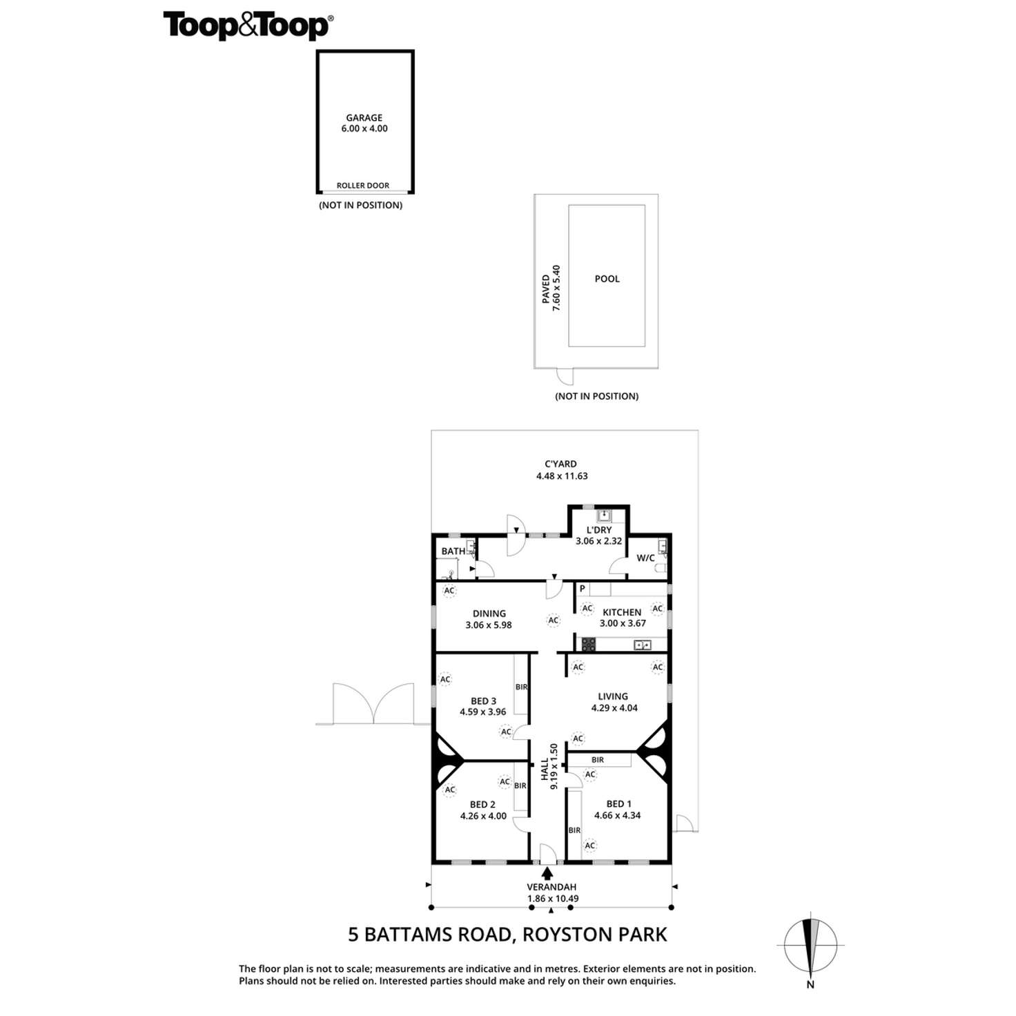 Floorplan of Homely house listing, 5 Battams Road, Royston Park SA 5070
