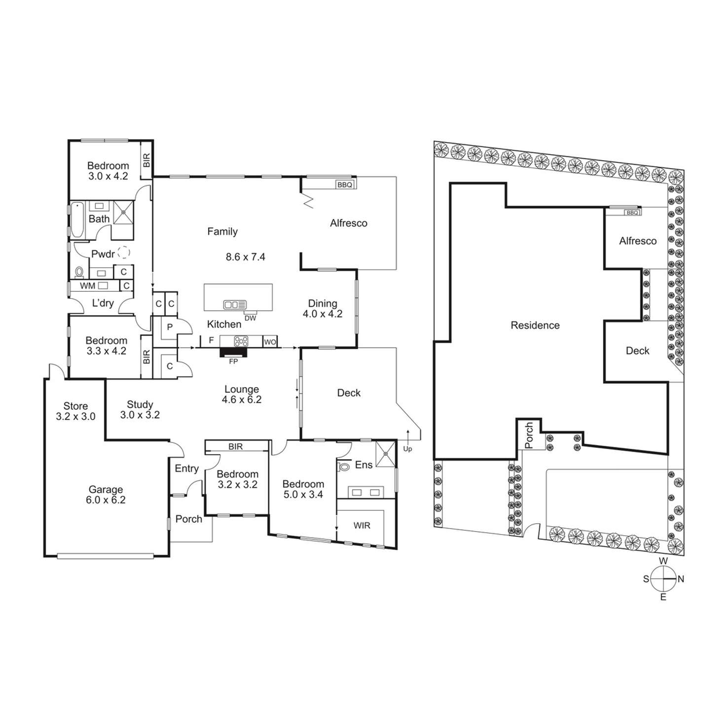 Floorplan of Homely house listing, 1 Finch Street, Mount Martha VIC 3934
