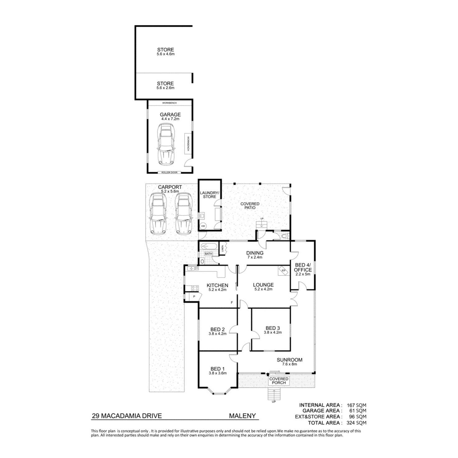 Floorplan of Homely house listing, 29 Macadamia Drive, Maleny QLD 4552