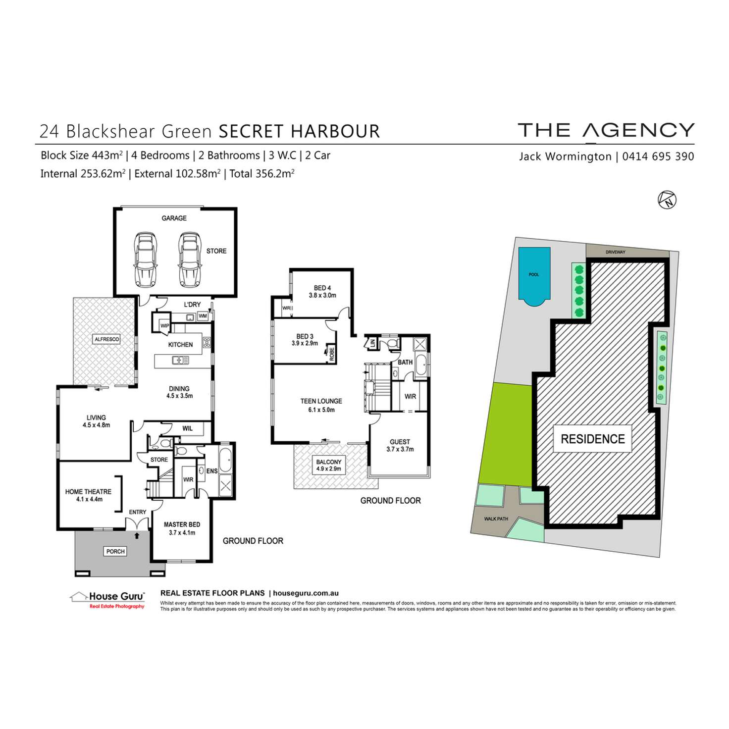 Floorplan of Homely house listing, 24 Blackshear Green, Secret Harbour WA 6173