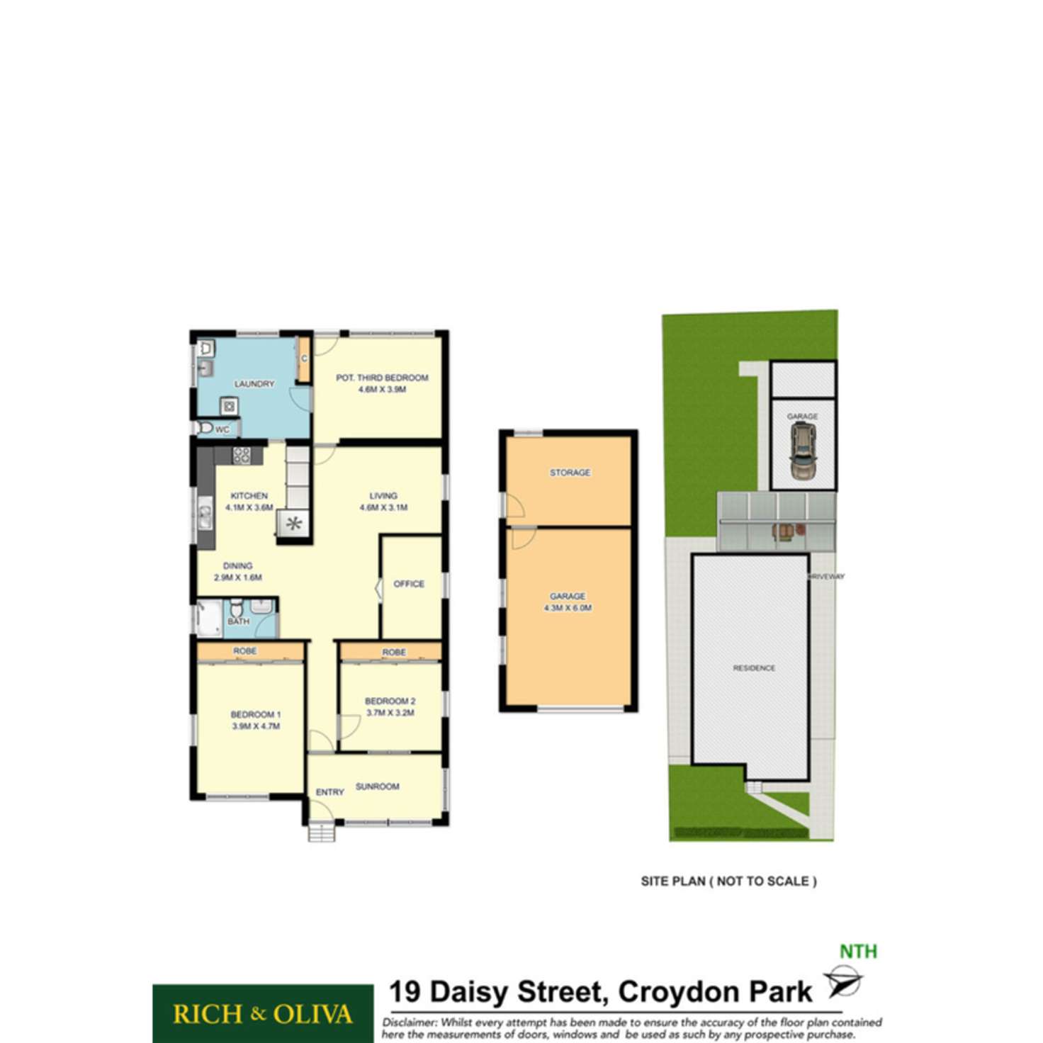 Floorplan of Homely house listing, 19 Daisy Street, Croydon Park NSW 2133