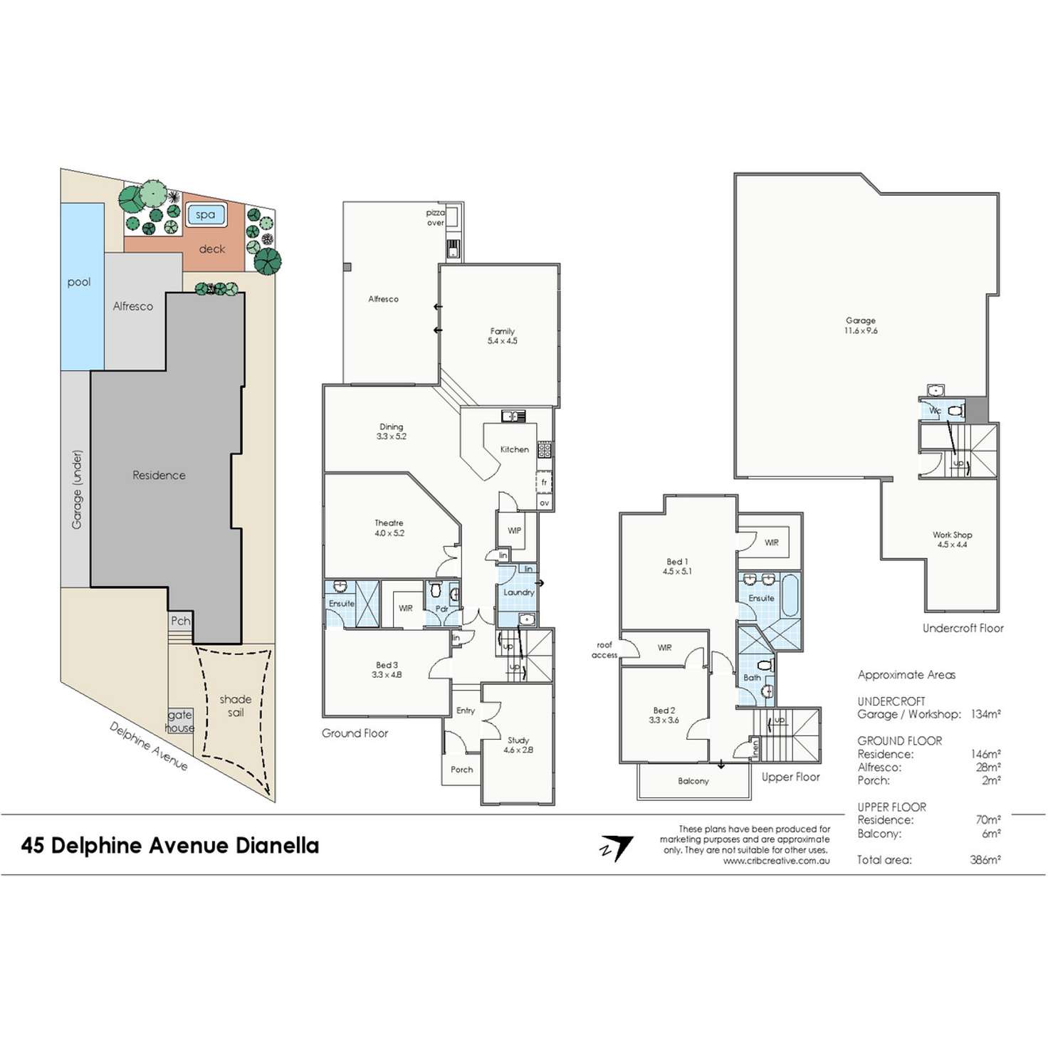 Floorplan of Homely house listing, 45 Delphine Avenue, Dianella WA 6059