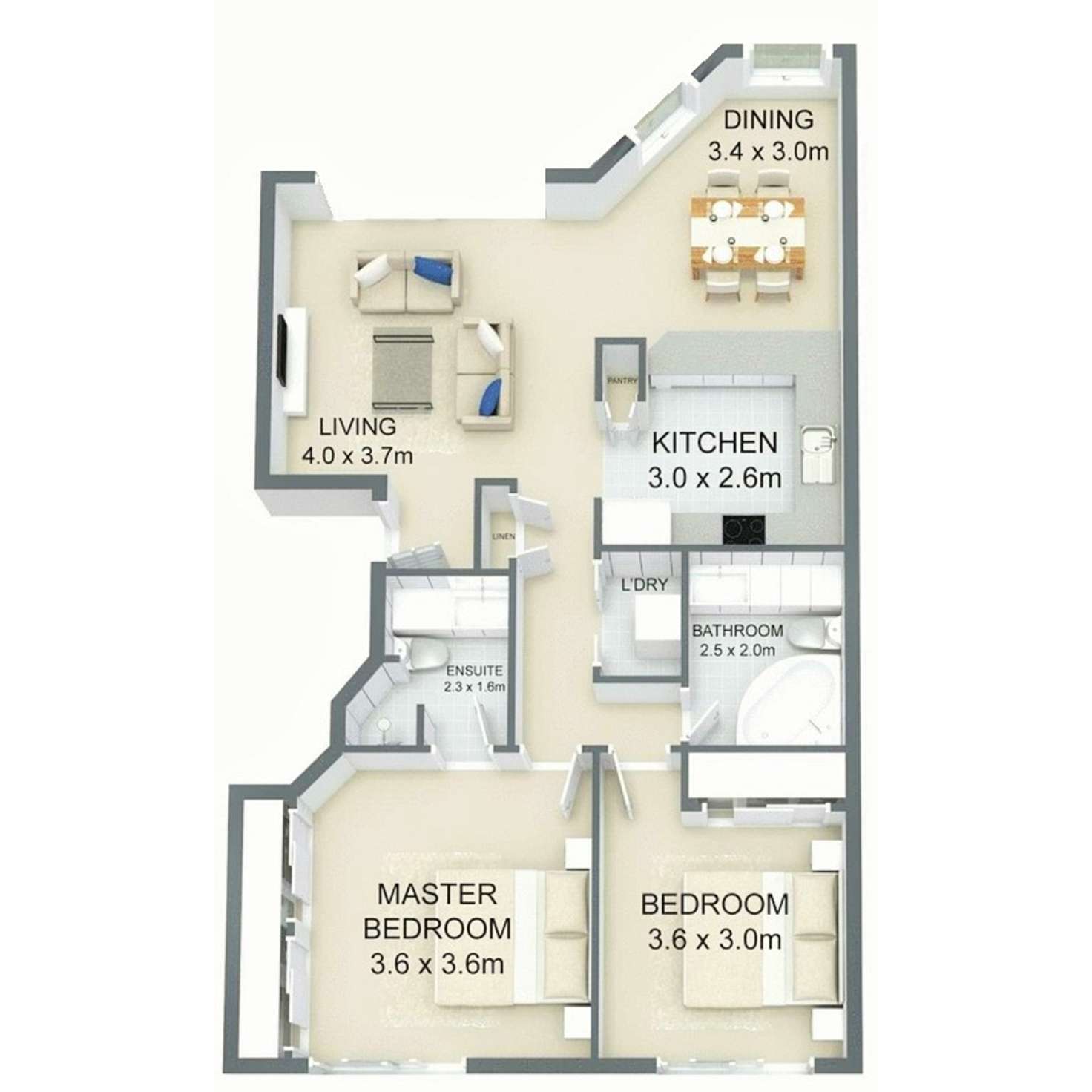Floorplan of Homely unit listing, 8/24-26 Depper Street, St Lucia QLD 4067