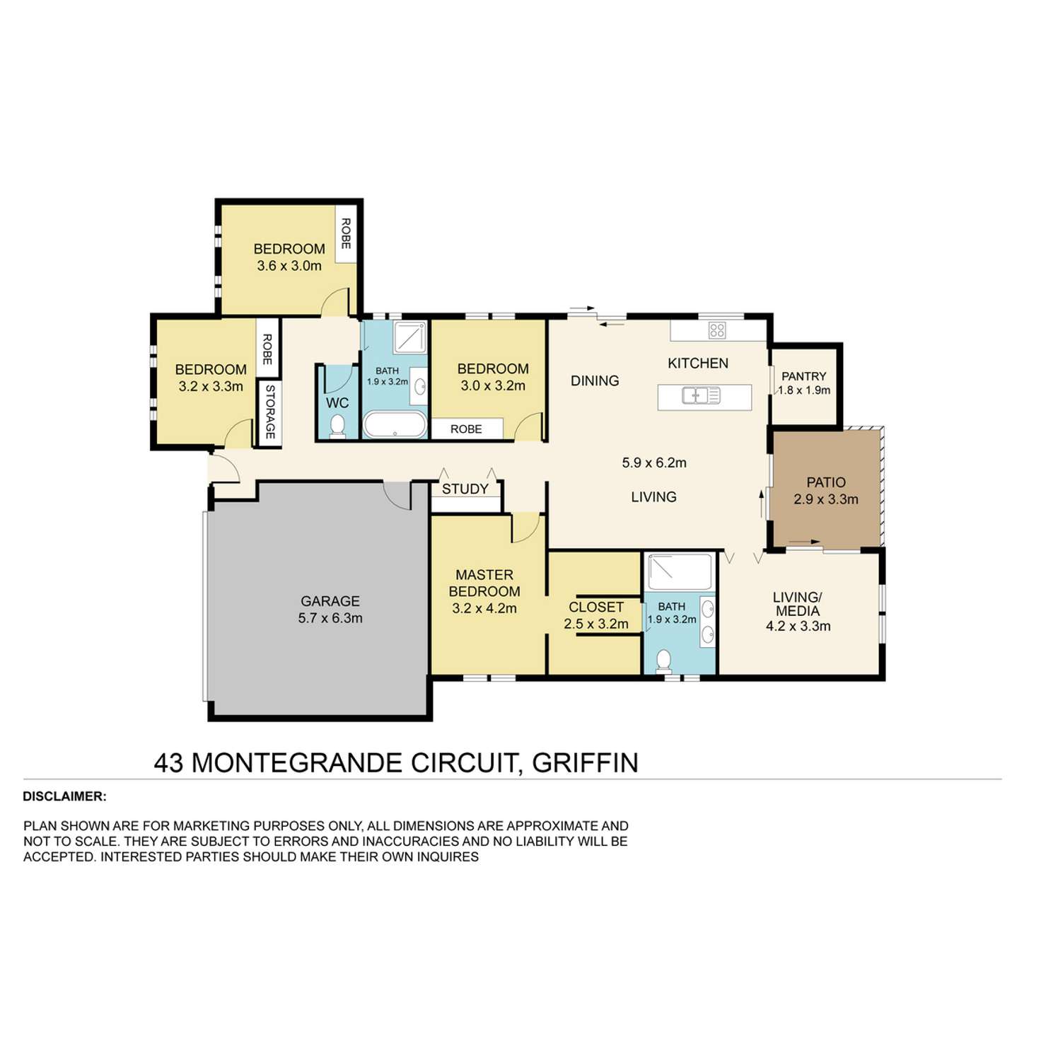 Floorplan of Homely house listing, 43 Montegrande Circuit, Griffin QLD 4503