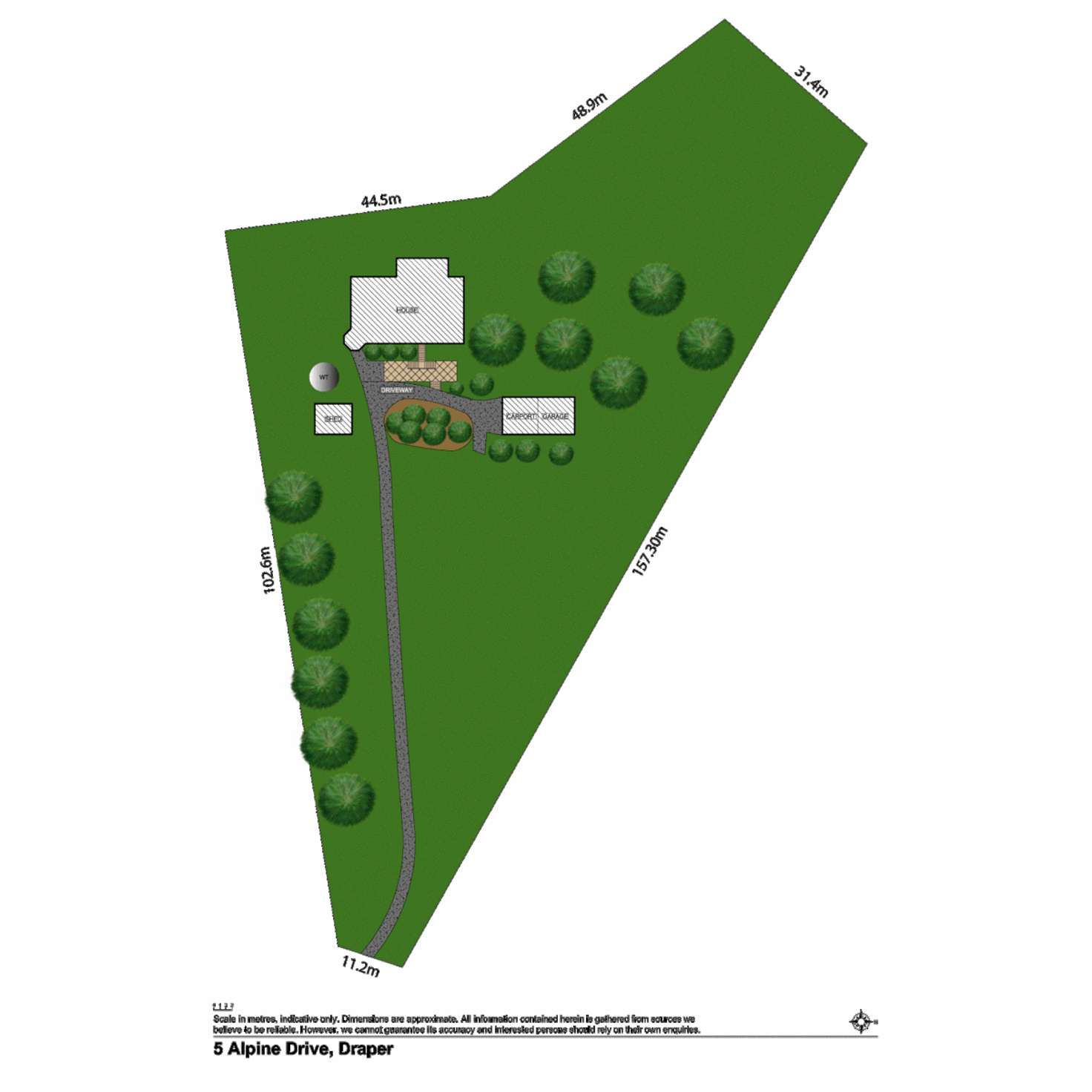 Floorplan of Homely house listing, 5 Alpine Drive, Draper QLD 4520