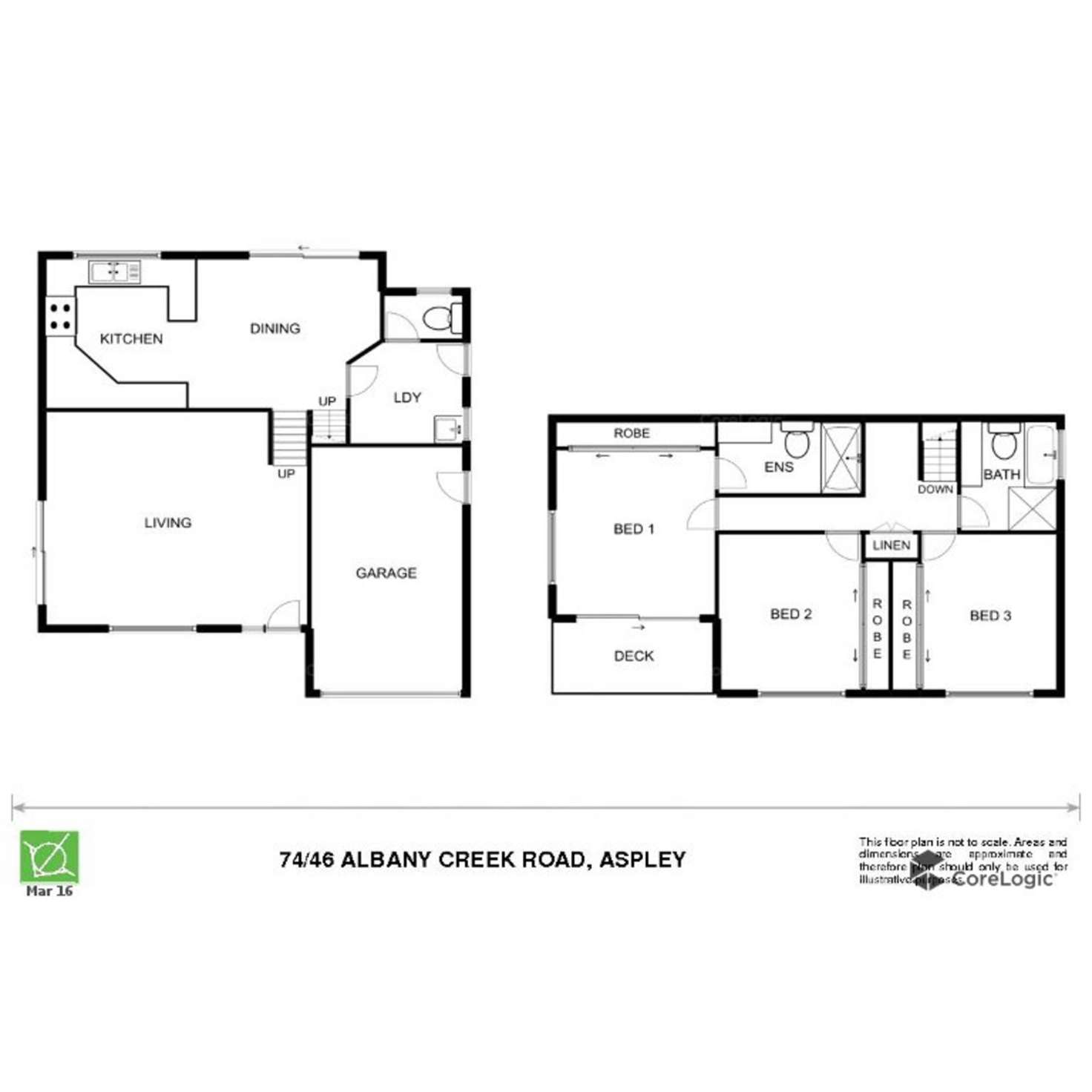 Floorplan of Homely townhouse listing, 74/46 Albany Creek Road, Aspley QLD 4034