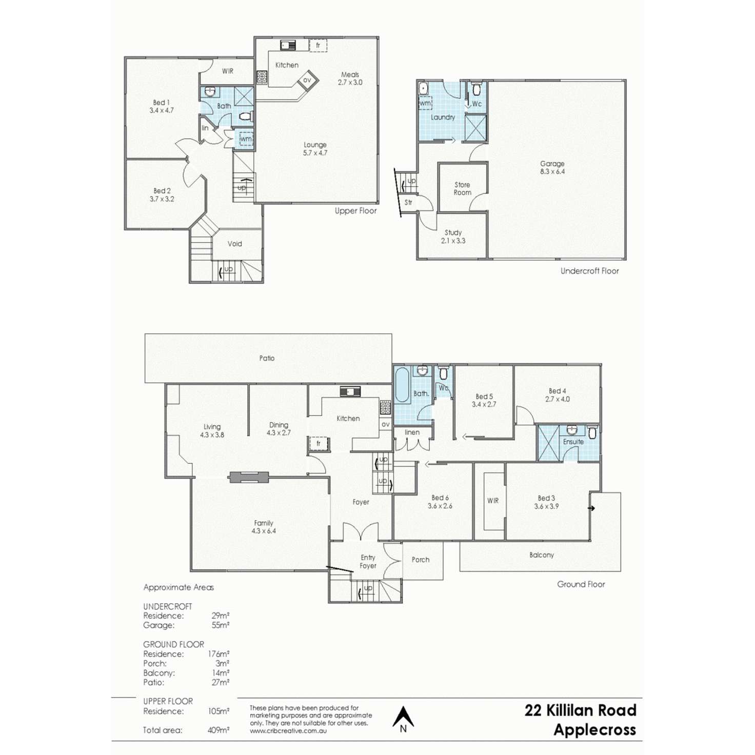 Floorplan of Homely house listing, 22 Killilan Road, Applecross WA 6153