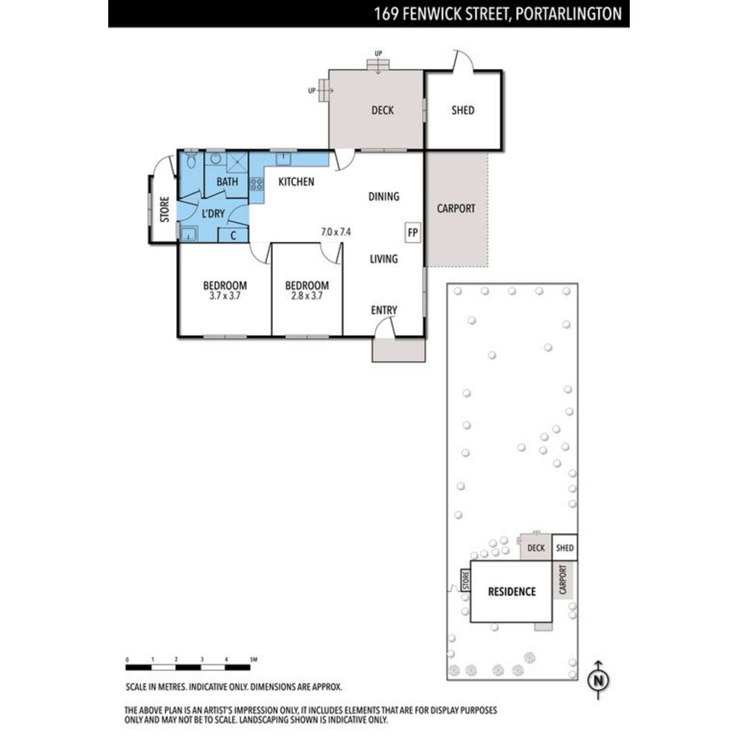 Floorplan of Homely house listing, 169 Fenwick Street, Portarlington VIC 3223