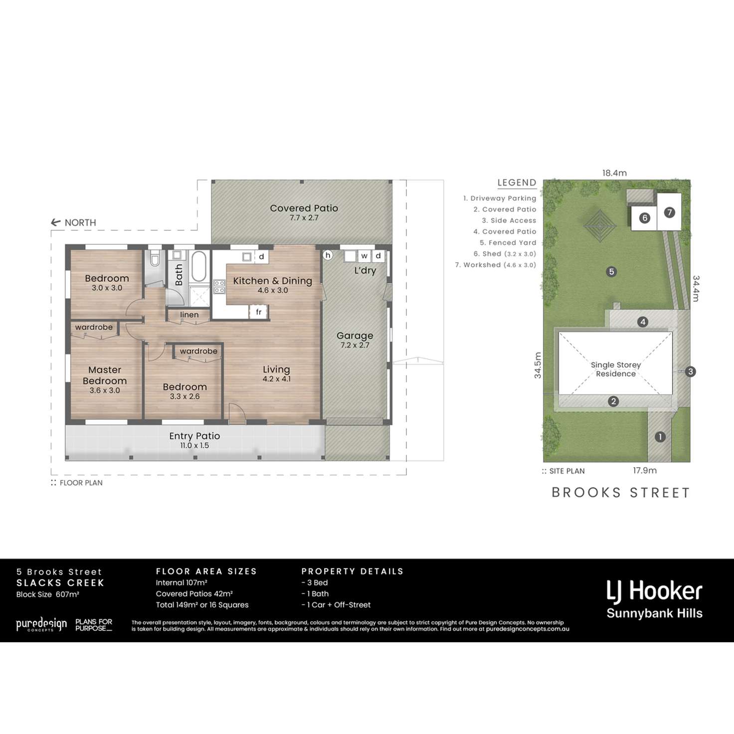 Floorplan of Homely house listing, 5 Brooks Street, Slacks Creek QLD 4127