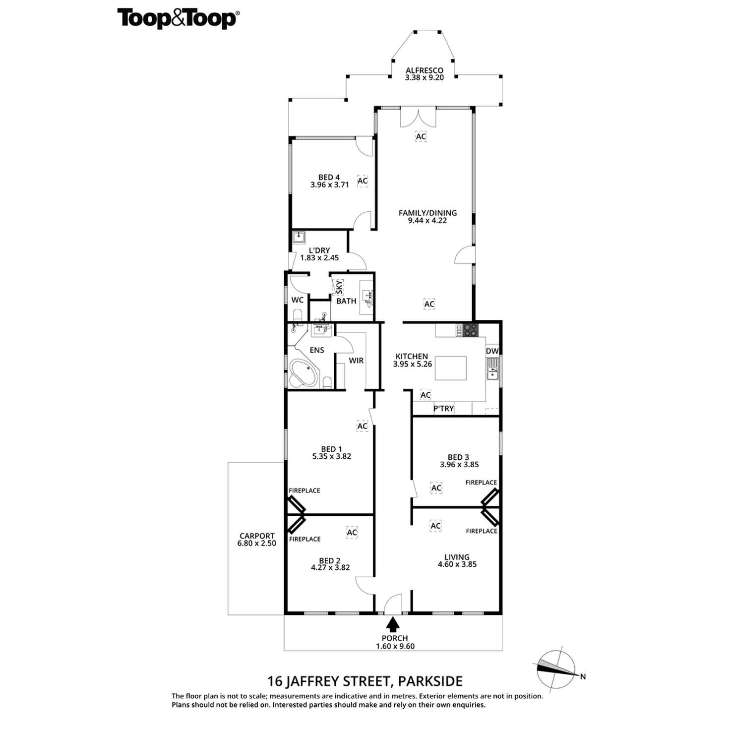 Floorplan of Homely house listing, 16 Jaffrey Street, Parkside SA 5063
