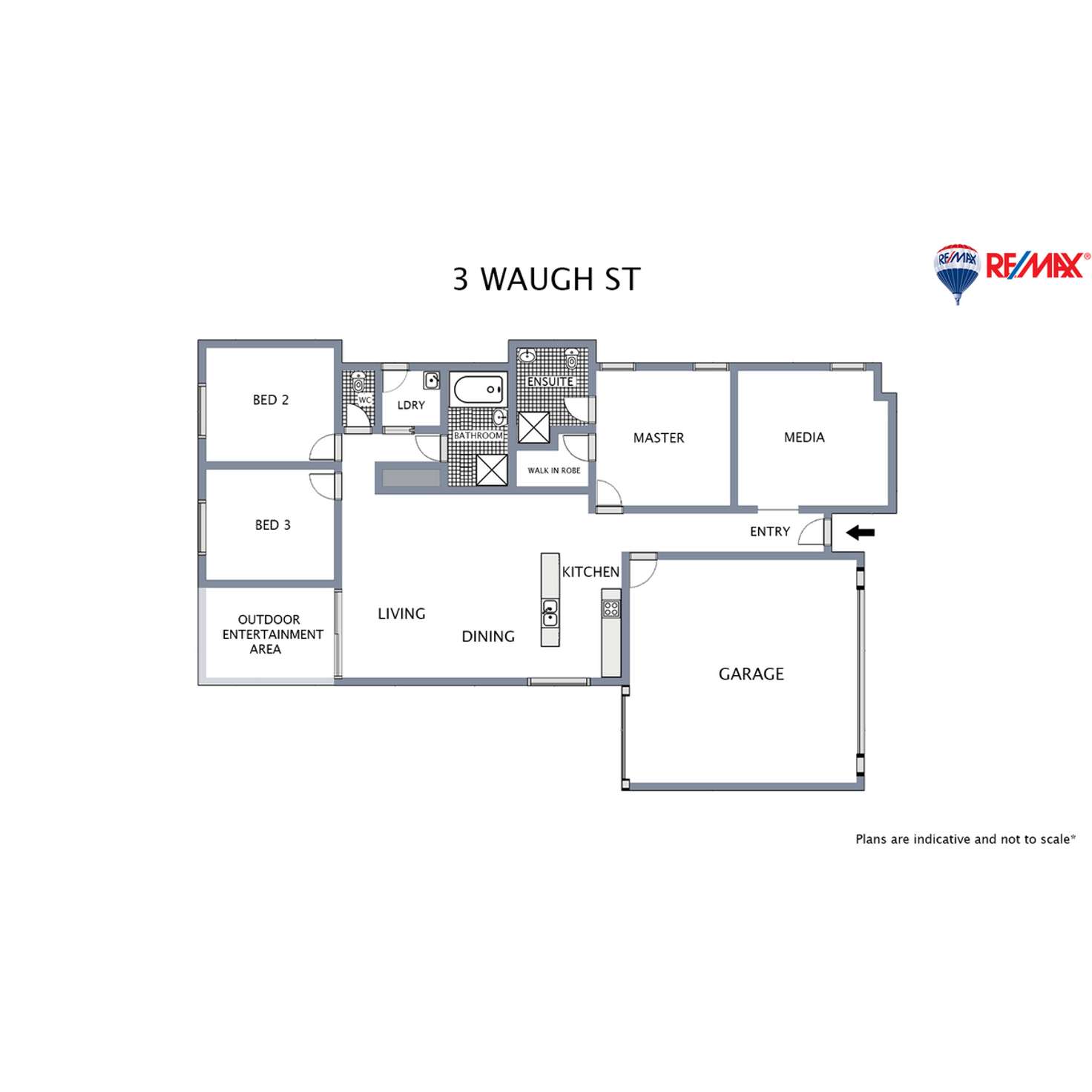 Floorplan of Homely house listing, 3 Waugh Street, Urangan QLD 4655