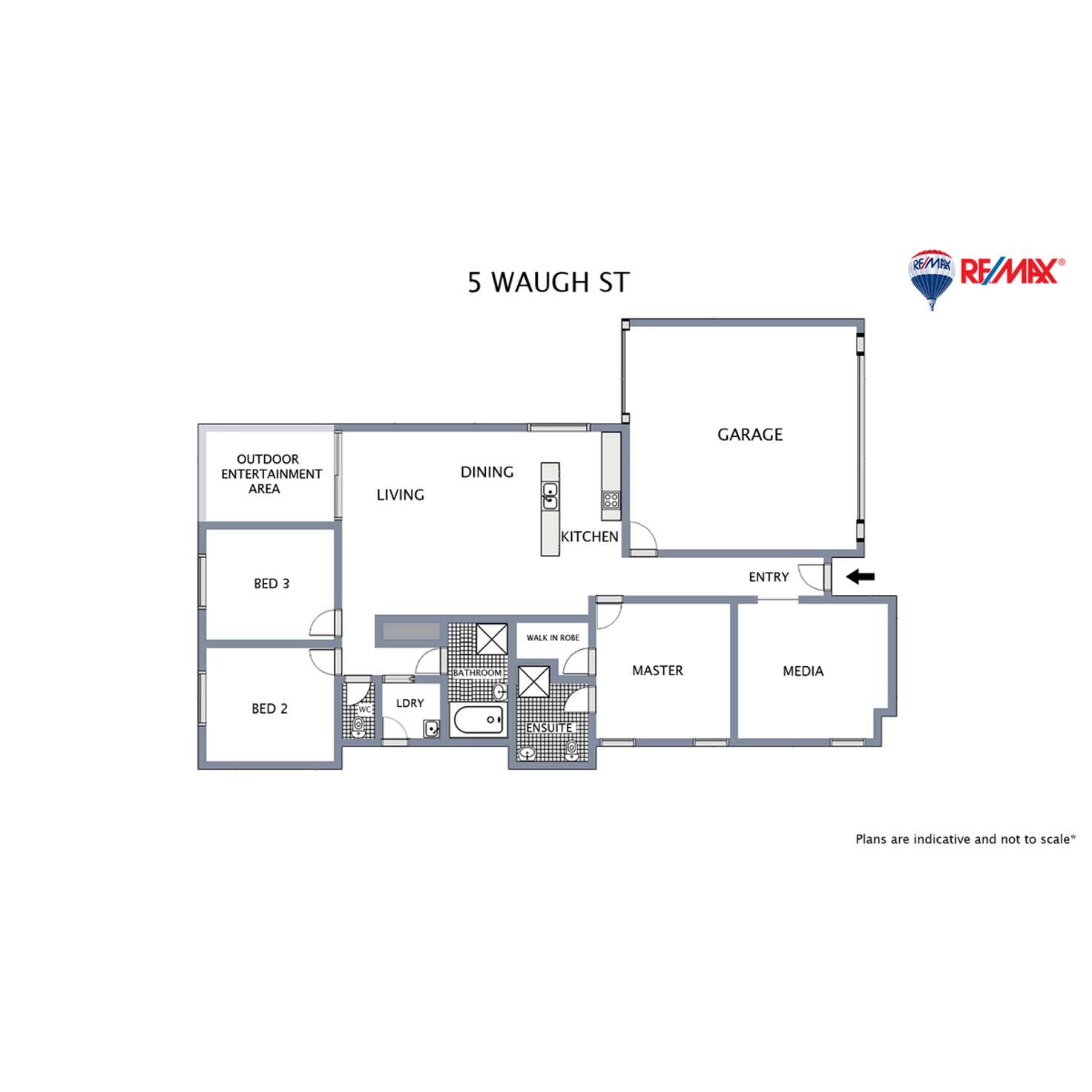 Floorplan of Homely house listing, 5 Waugh Street, Urangan QLD 4655