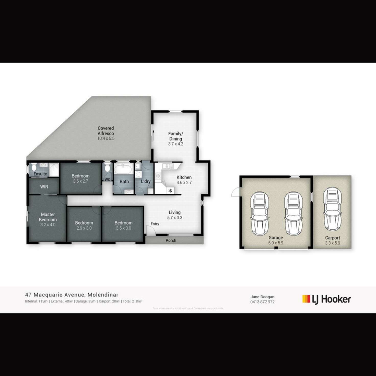 Floorplan of Homely house listing, 47 Macquarie Avenue, Molendinar QLD 4214