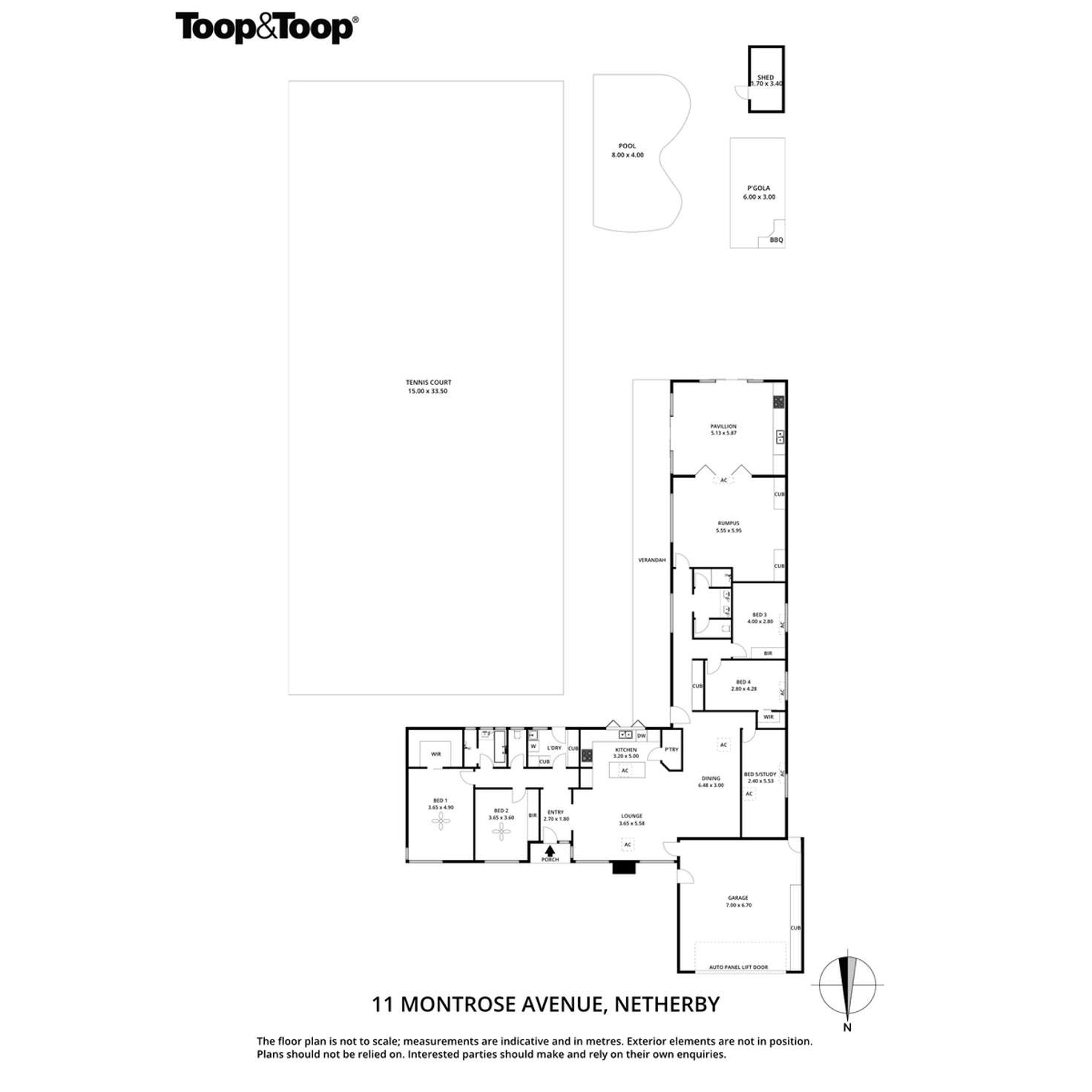 Floorplan of Homely house listing, 11 Montrose Avenue, Netherby SA 5062