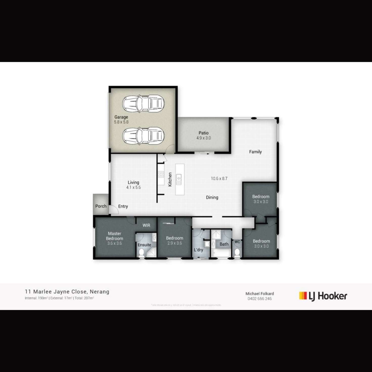 Floorplan of Homely house listing, 11 Marlee Jayne Close, Nerang QLD 4211
