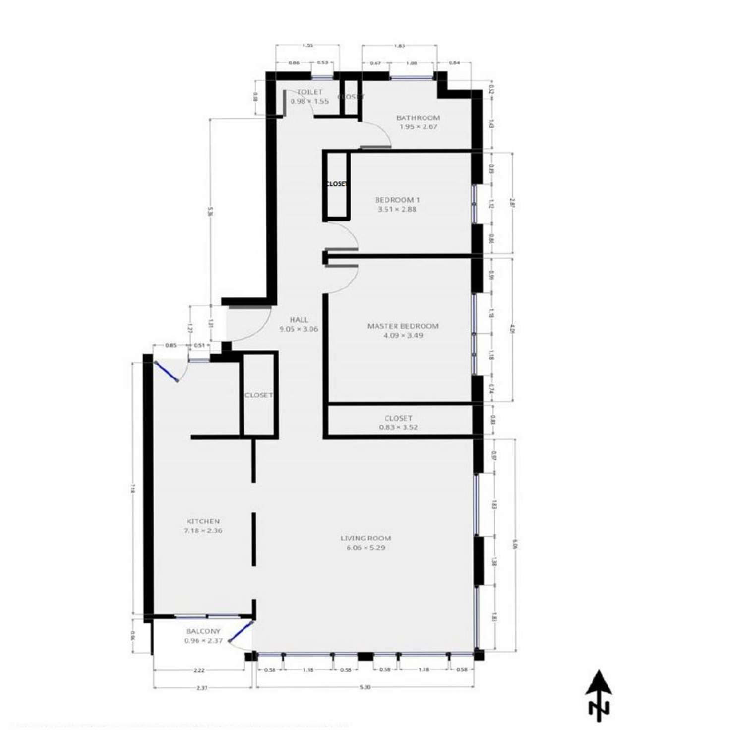Floorplan of Homely unit listing, 10/55 Hillside Crescent, Hamilton QLD 4007