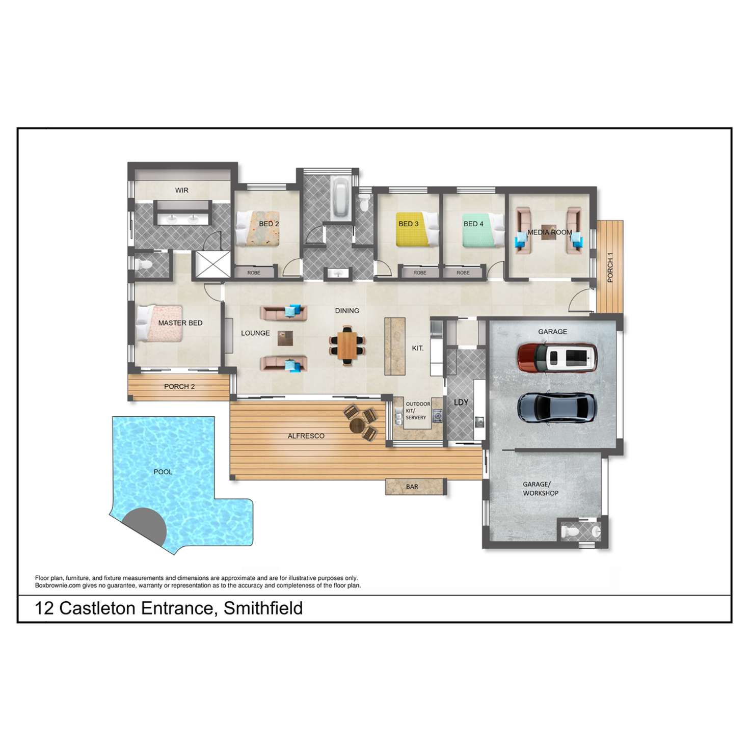 Floorplan of Homely house listing, 12 Castleton Entrance, Smithfield QLD 4878