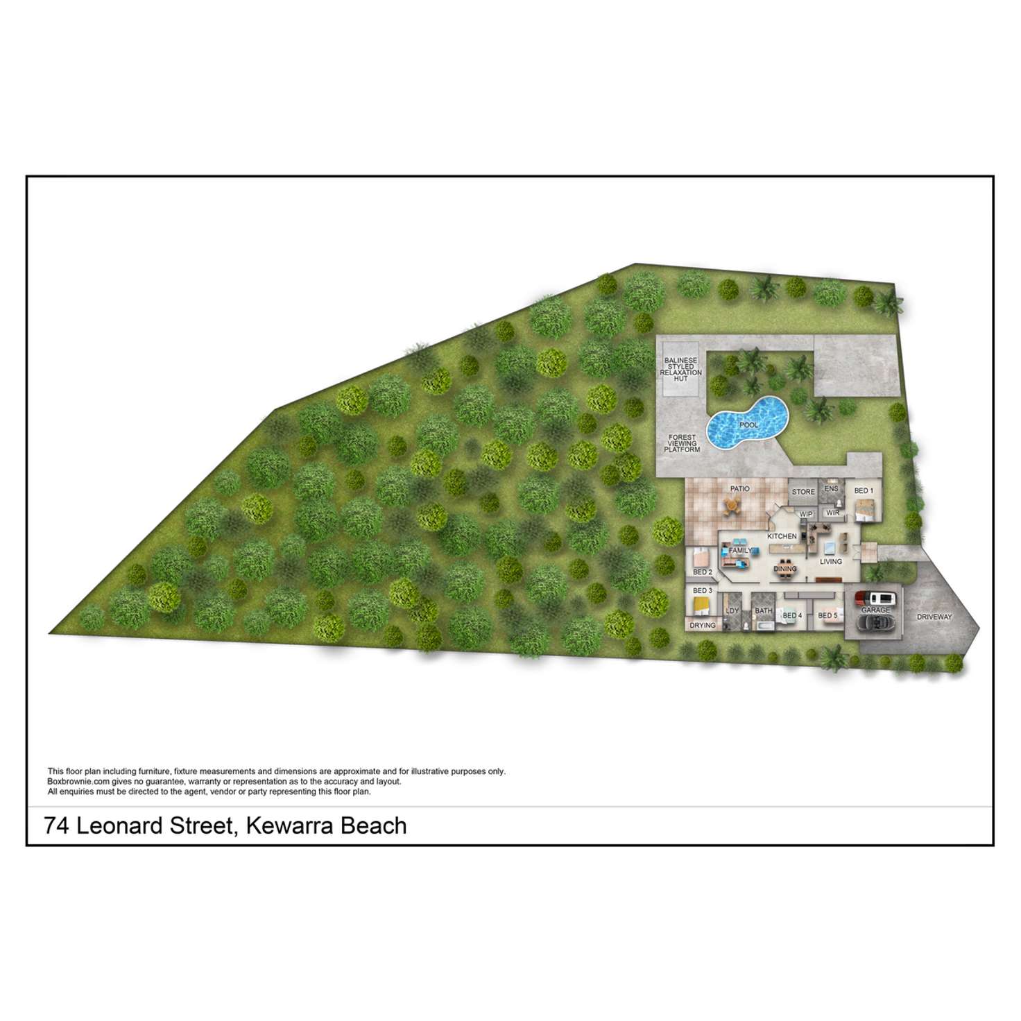 Floorplan of Homely house listing, 74 Leonard Street, Kewarra Beach QLD 4879
