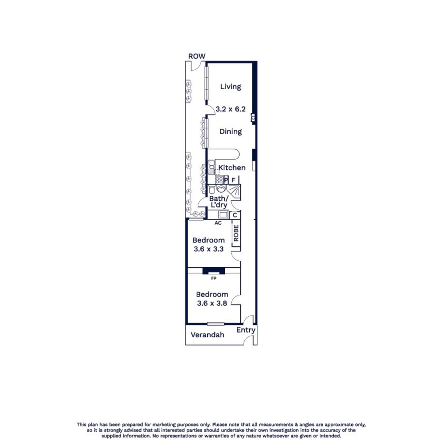 Floorplan of Homely house listing, 102 Melrose Street, North Melbourne VIC 3051