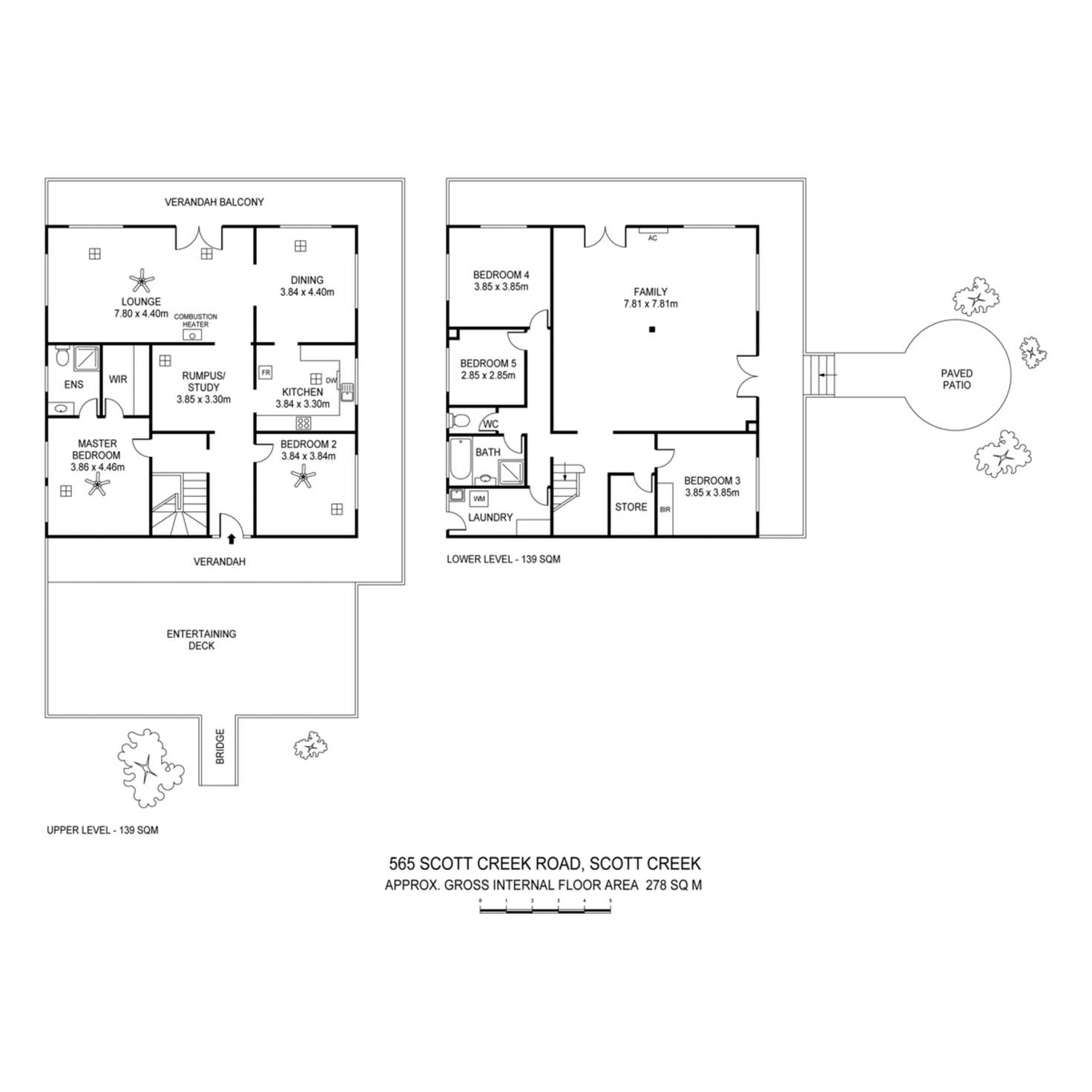 Floorplan of Homely acreageSemiRural listing, 565 Scott Creek Road, Scott Creek SA 5153
