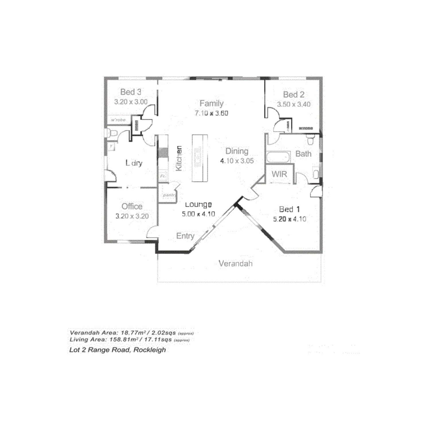 Floorplan of Homely house listing, 283 Range Road, Rockleigh SA 5254