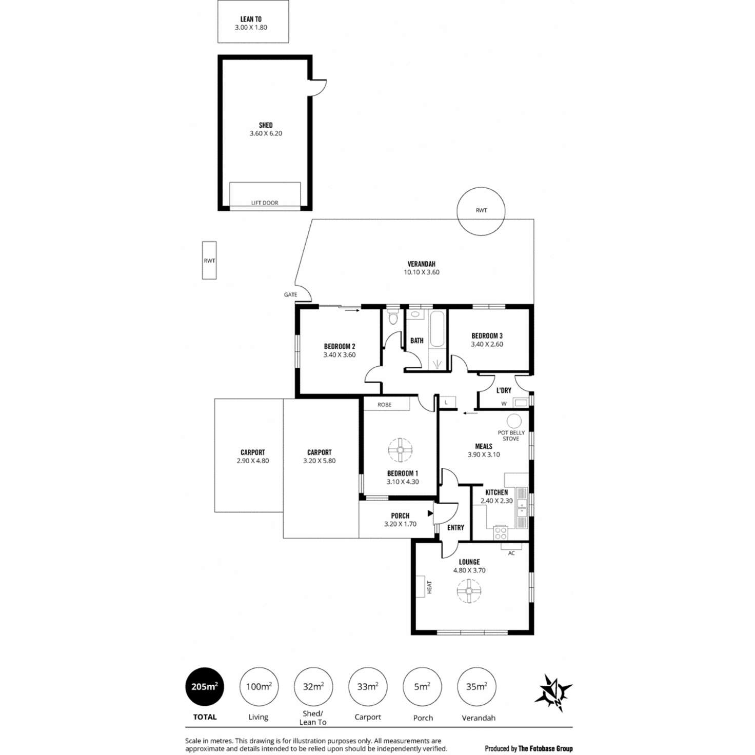 Floorplan of Homely house listing, 32 Orontes Avenue, Bridgewater SA 5155