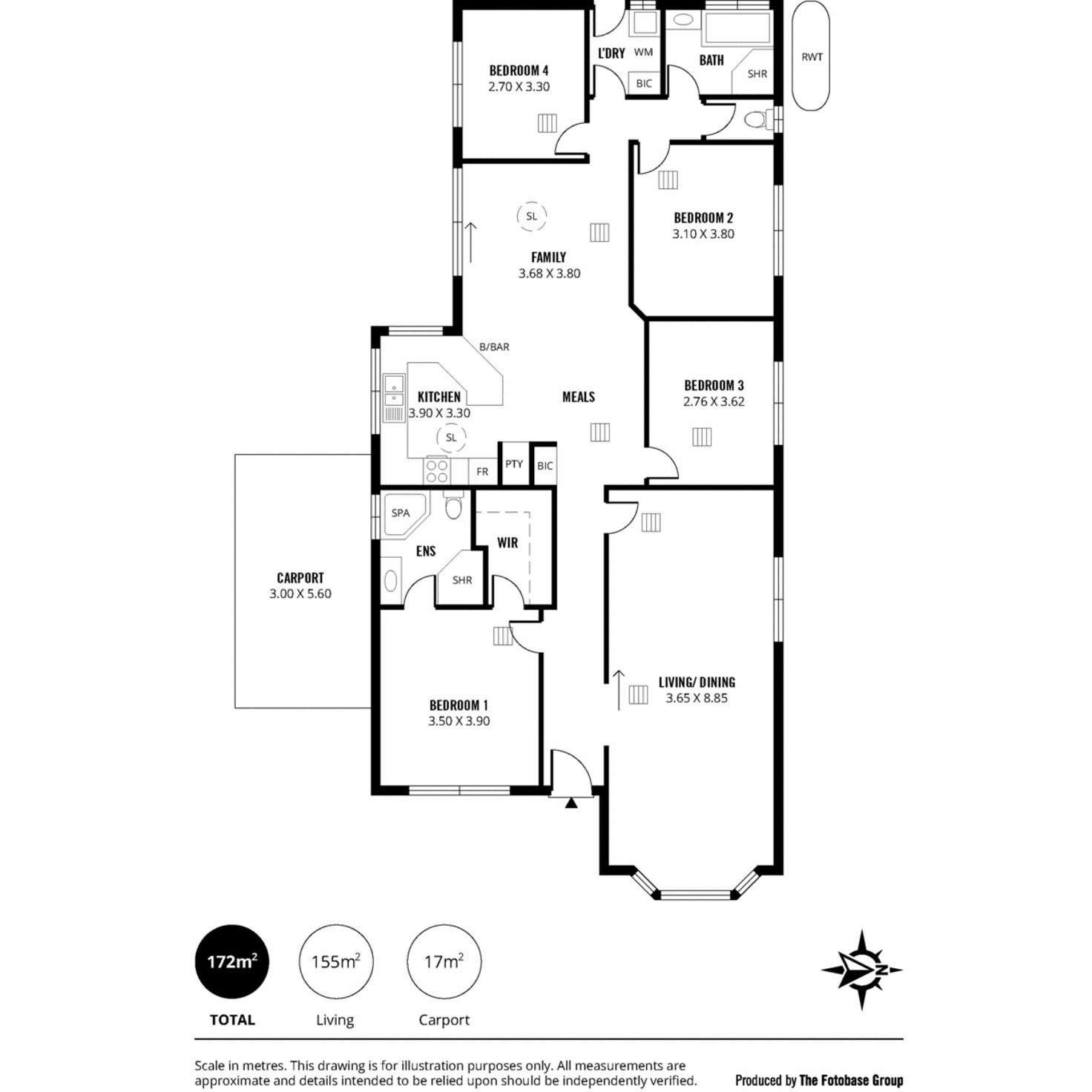 Floorplan of Homely house listing, 13 Obliqua Crescent, Bridgewater SA 5155