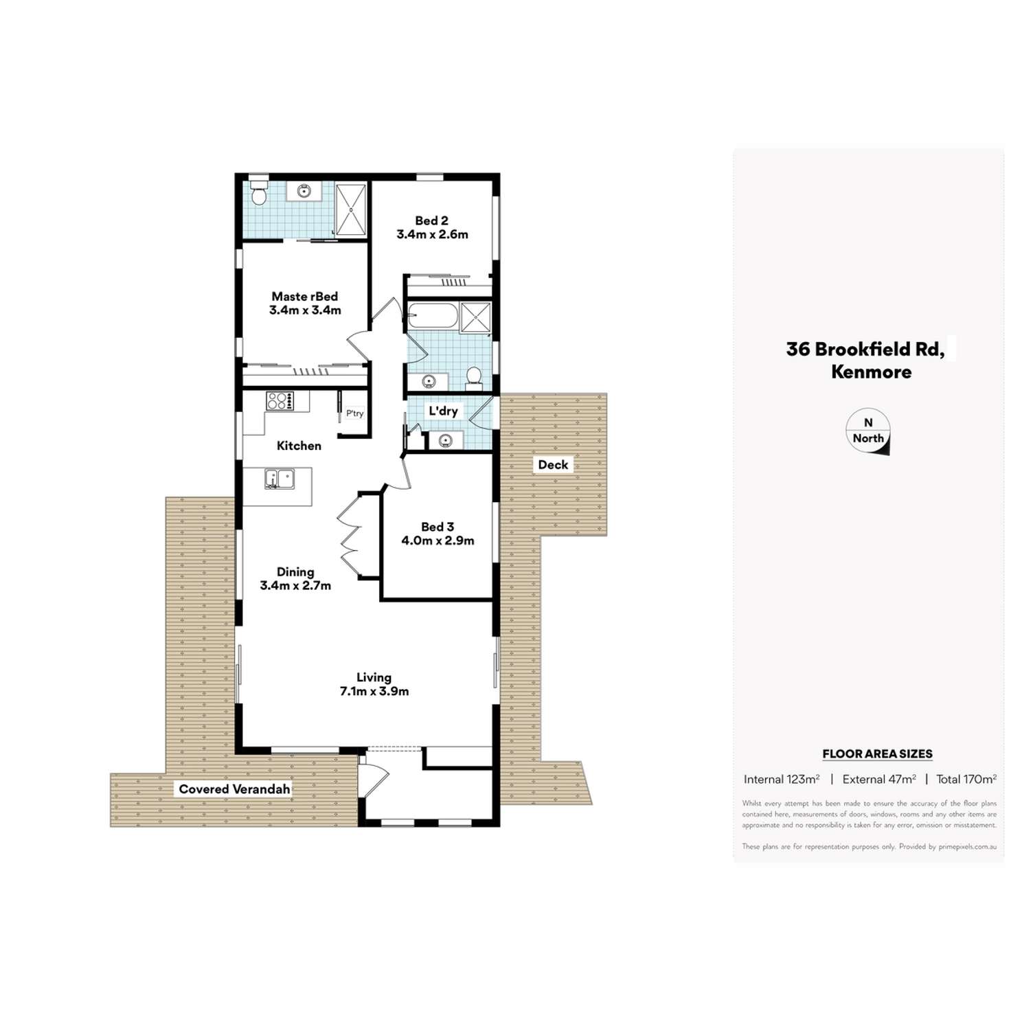 Floorplan of Homely house listing, 36 Brookfield Road, Kenmore QLD 4069