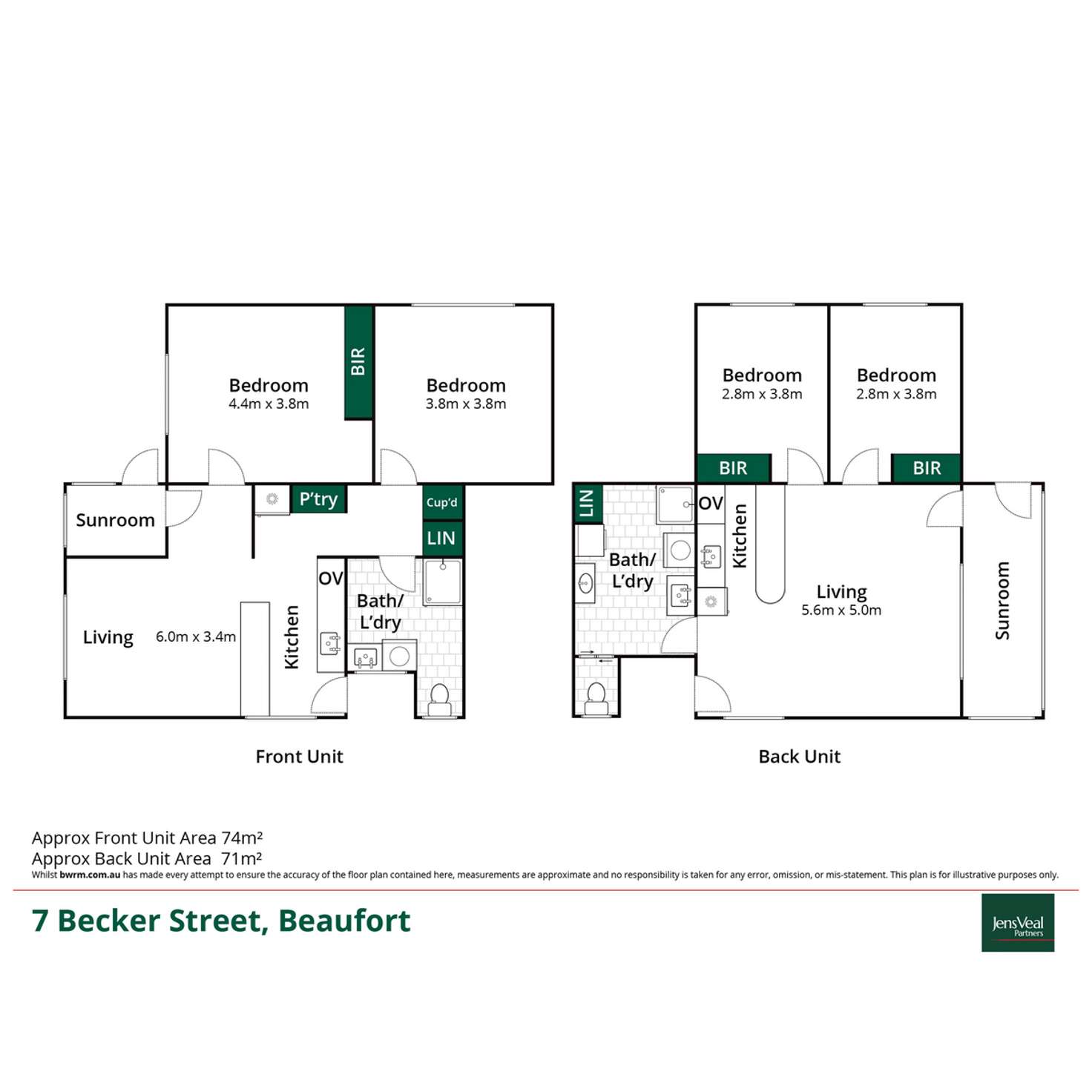 Floorplan of Homely lifestyle listing, 7 Becker Street, Beaufort VIC 3373