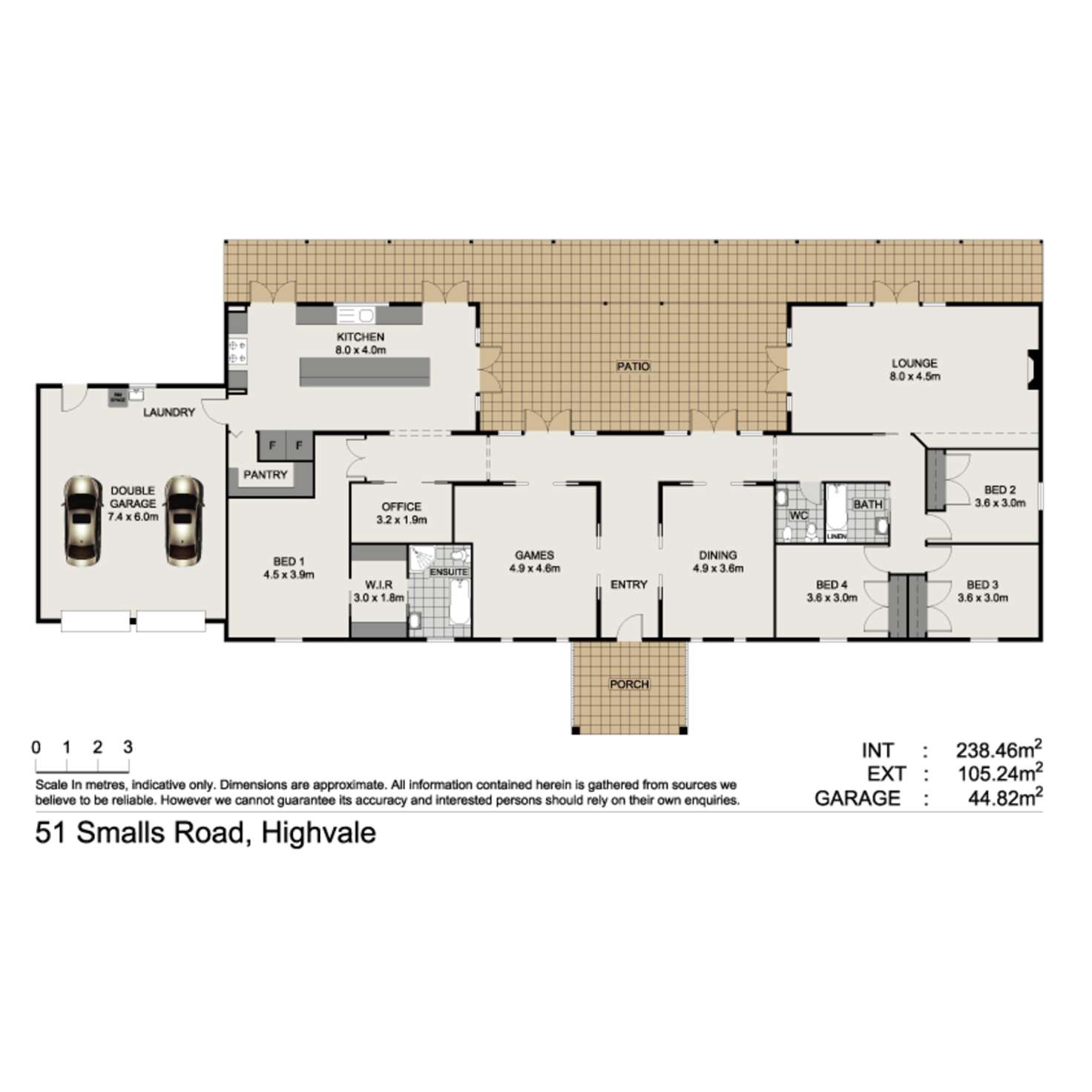 Floorplan of Homely house listing, 51 Smalls Road, Highvale QLD 4520