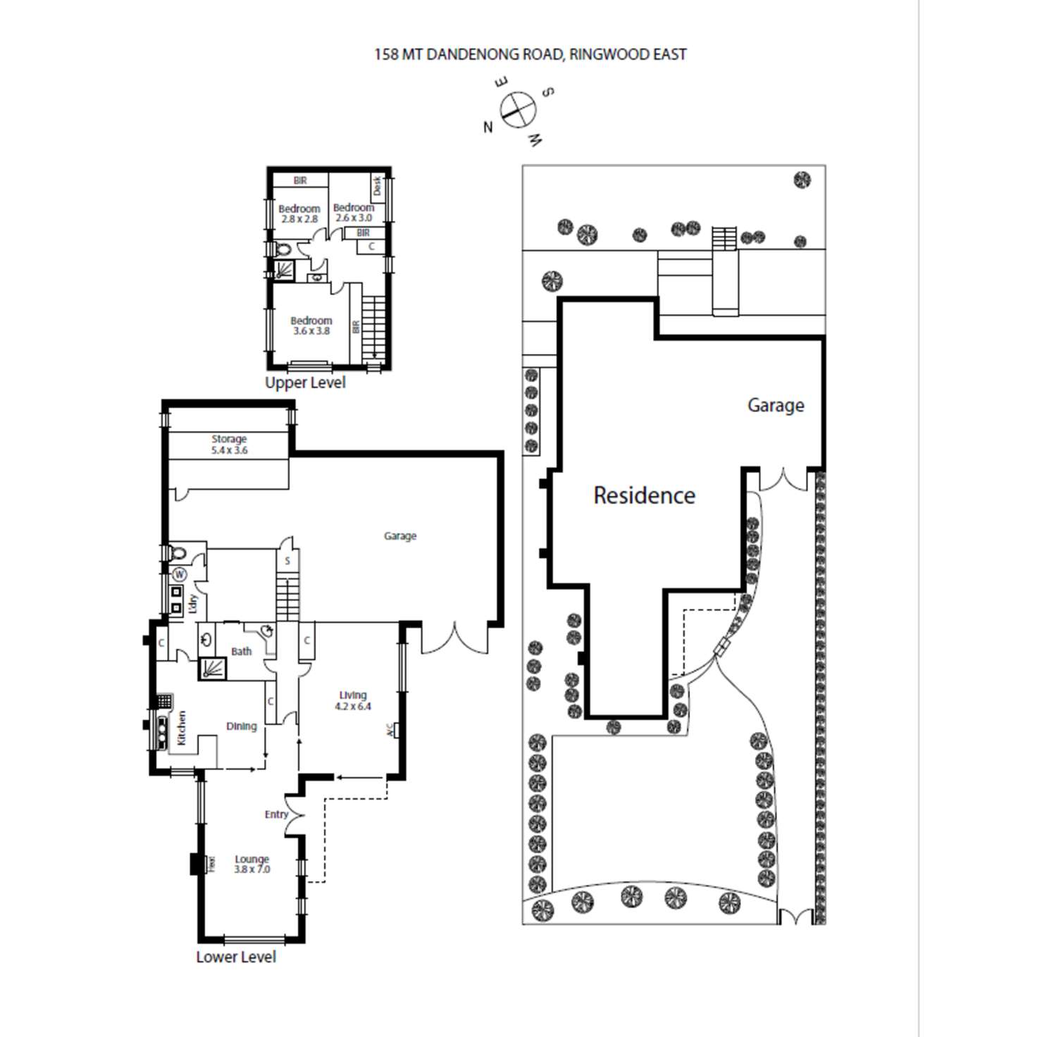 Floorplan of Homely house listing, 158 Mt Dandenong Road, Ringwood East VIC 3135