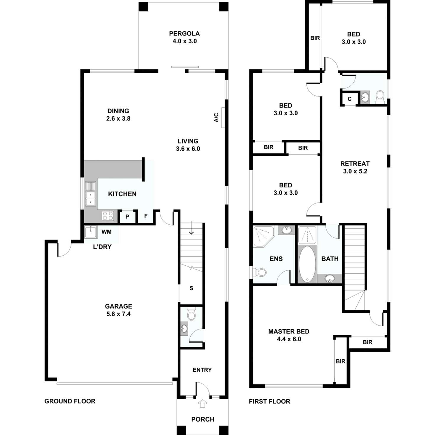 Floorplan of Homely house listing, 39 Postema Drive, Point Cook VIC 3030