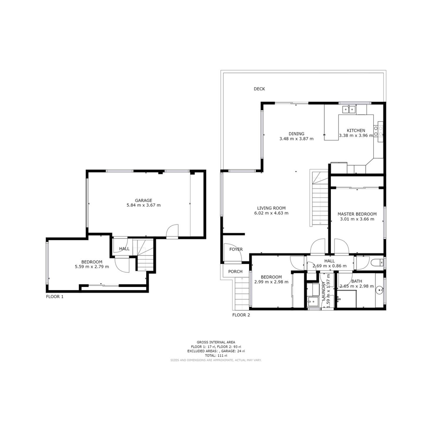 Floorplan of Homely house listing, 1/27 Vermont Court, Berriedale TAS 7011