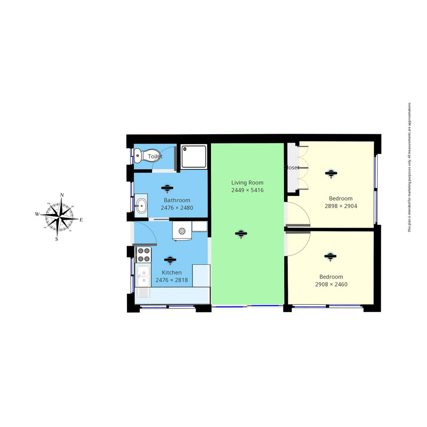 Floorplan of Homely apartment listing, 1/15 Beach Street, Merimbula NSW 2548