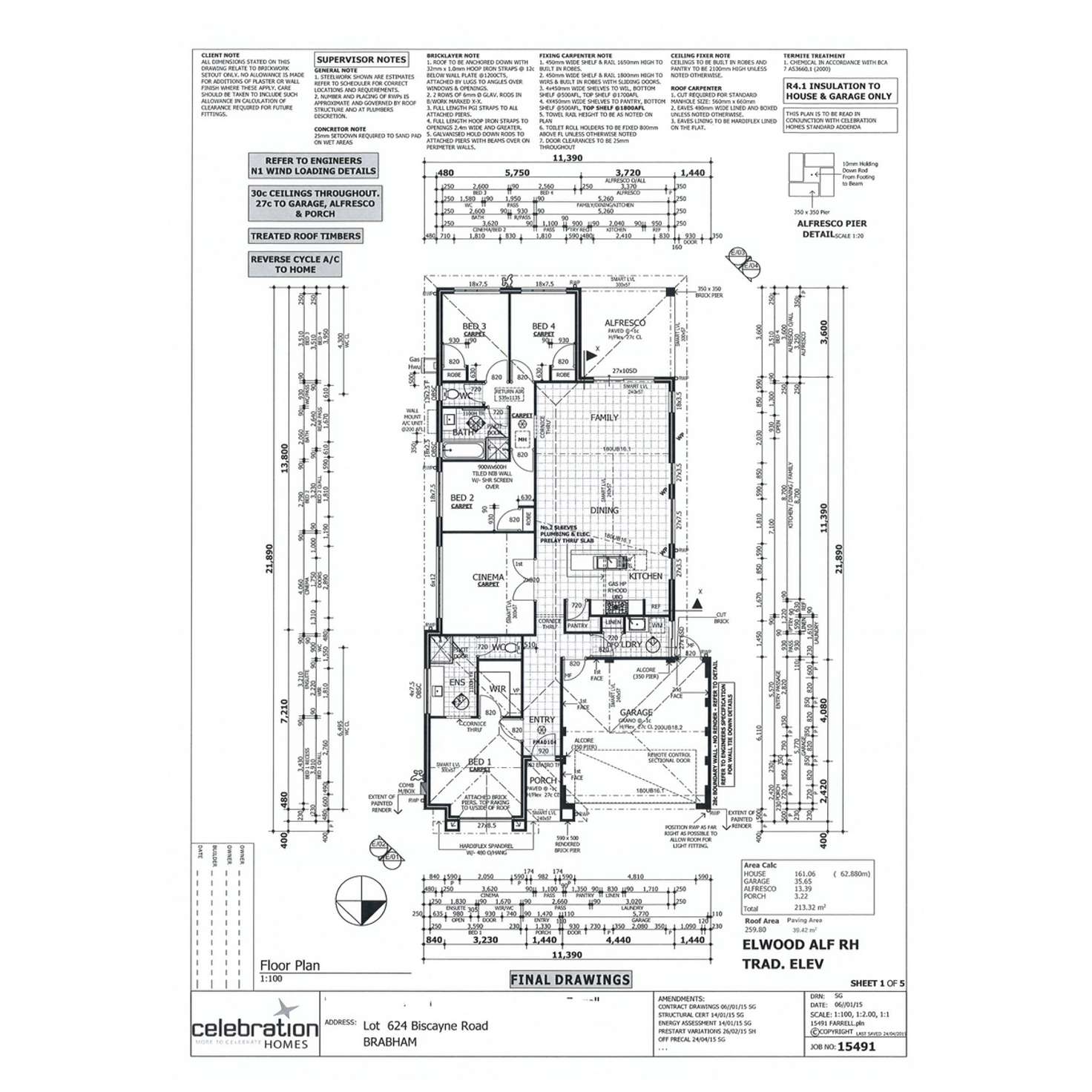 Floorplan of Homely house listing, 15 Biscayne Road, Brabham WA 6055