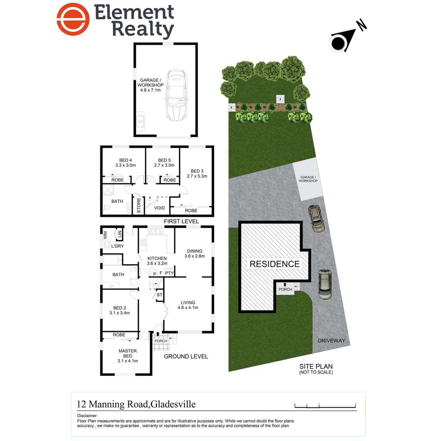 Floorplan of Homely house listing, 12 Manning Road, Gladesville NSW 2111